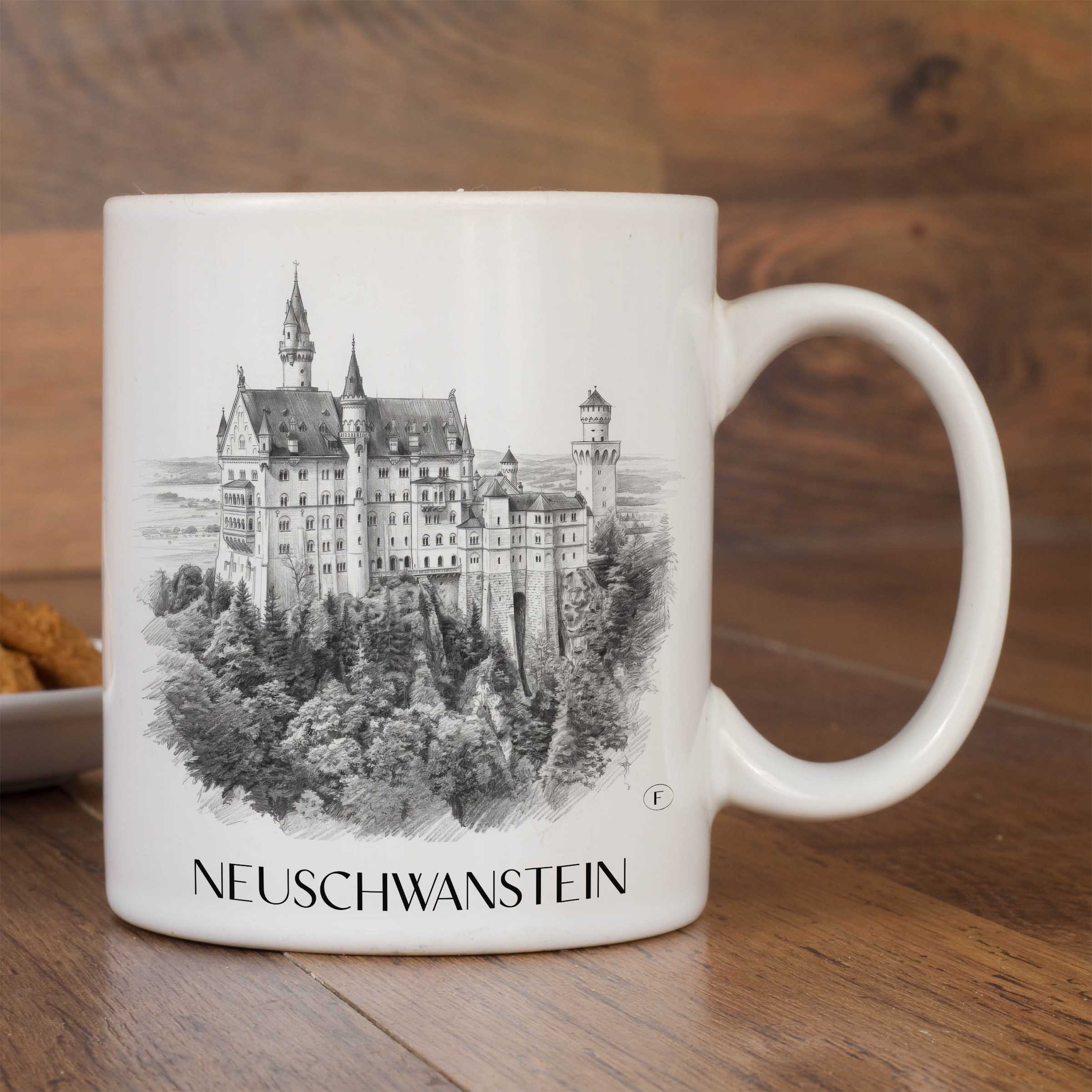 neuschwanstein-deutschland-kaffeebecher-bleistift-zeichnung-drawing