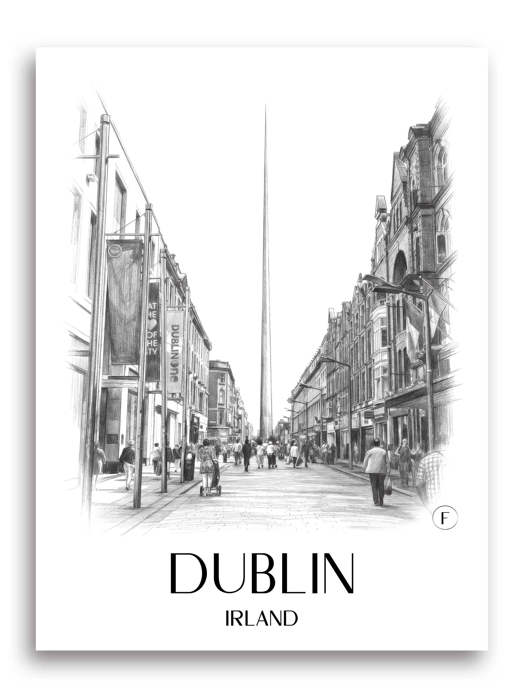 dublin-irland-poster-bleistift-zeichnung-drawing