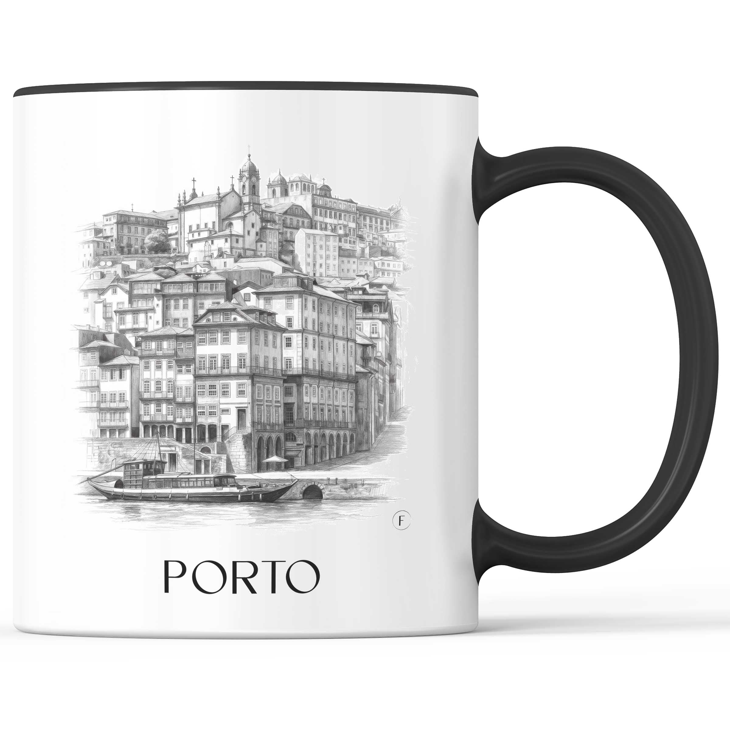 porto-portugal-kaffeebecher-bleistift-zeichnung-drawing
