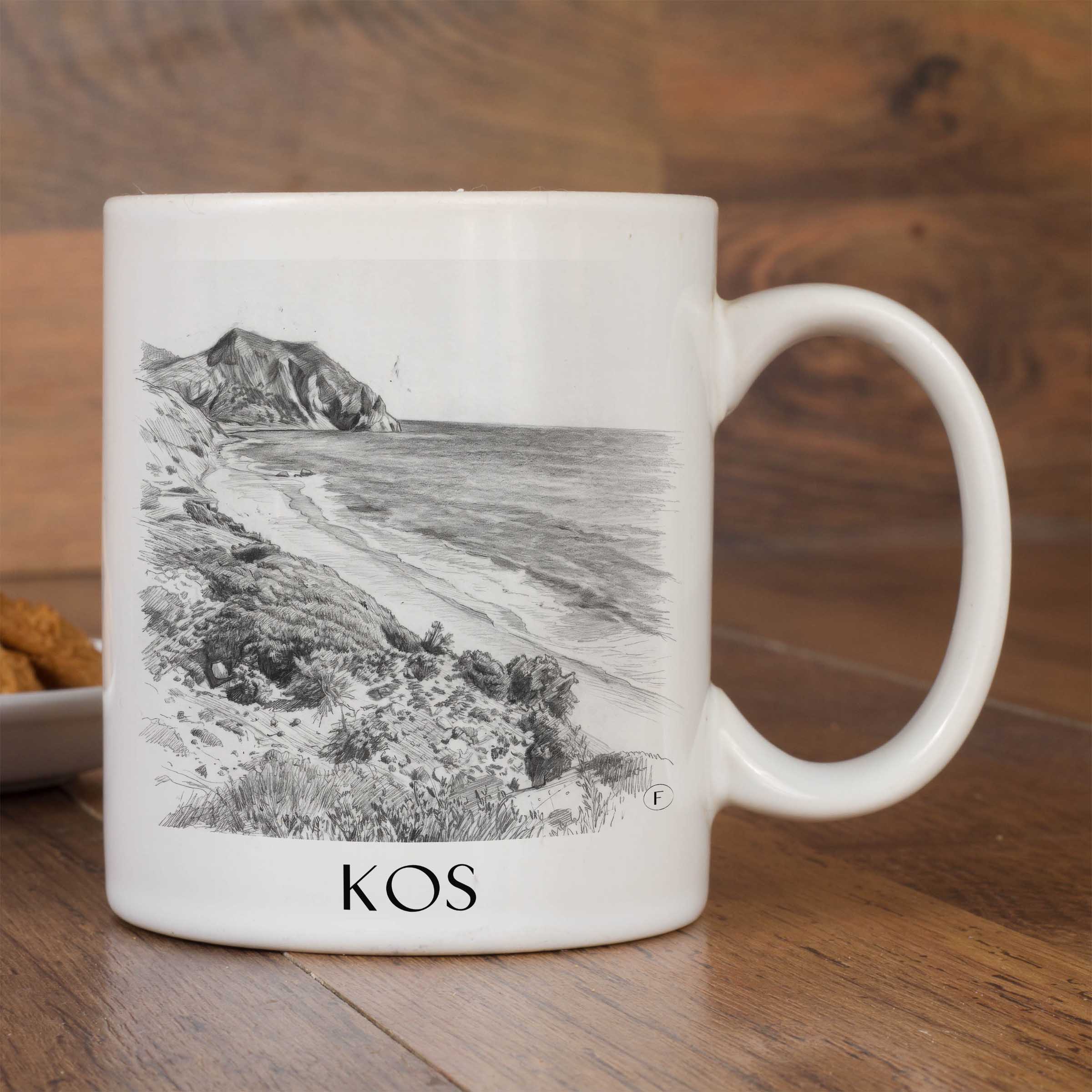 kos-griechenland-kaffeebecher-bleistift-zeichnung-drawing