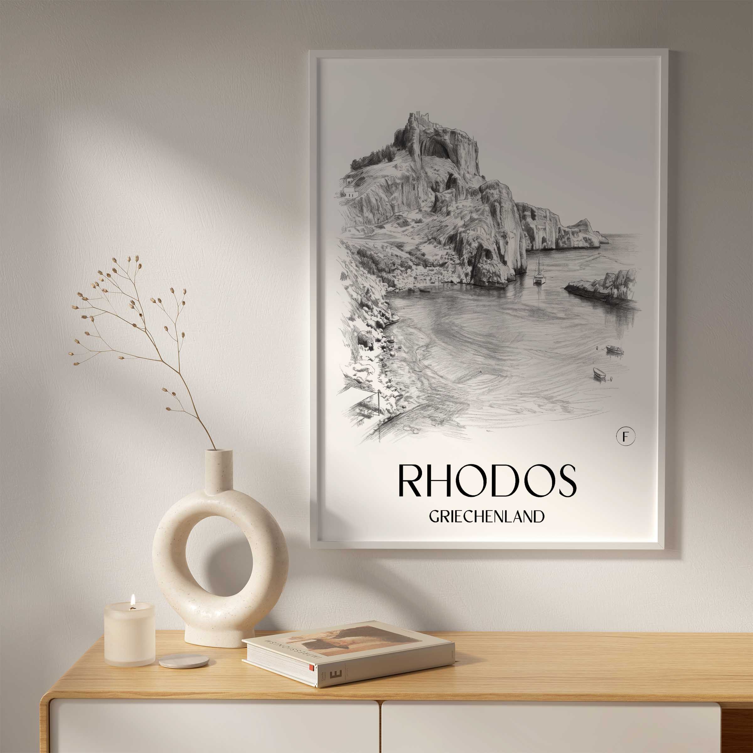 rhodos-griechenland-poster-bleistift-zeichnung-drawing