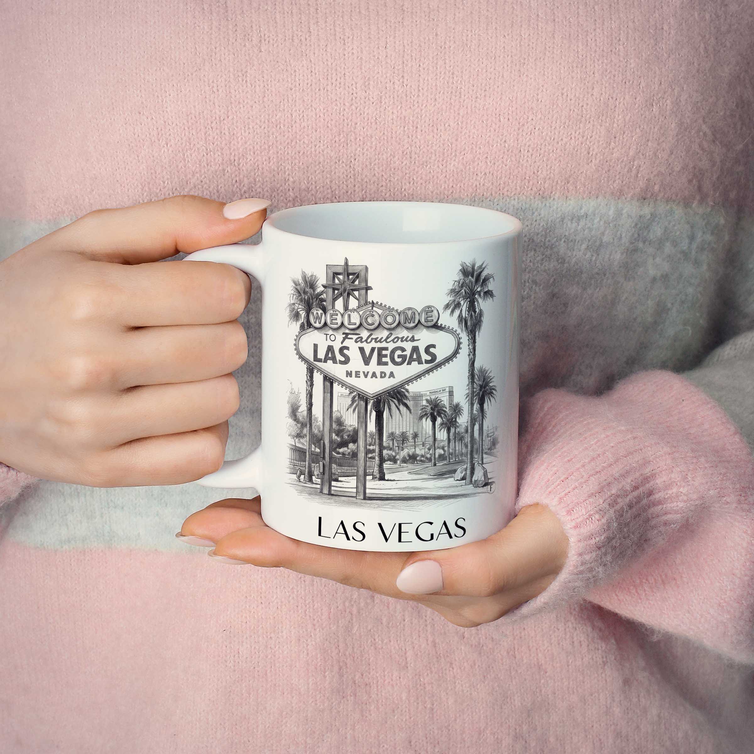 las-vegas-vereinigte-staaten-kaffeebecher-bleistift-zeichnung-drawing
