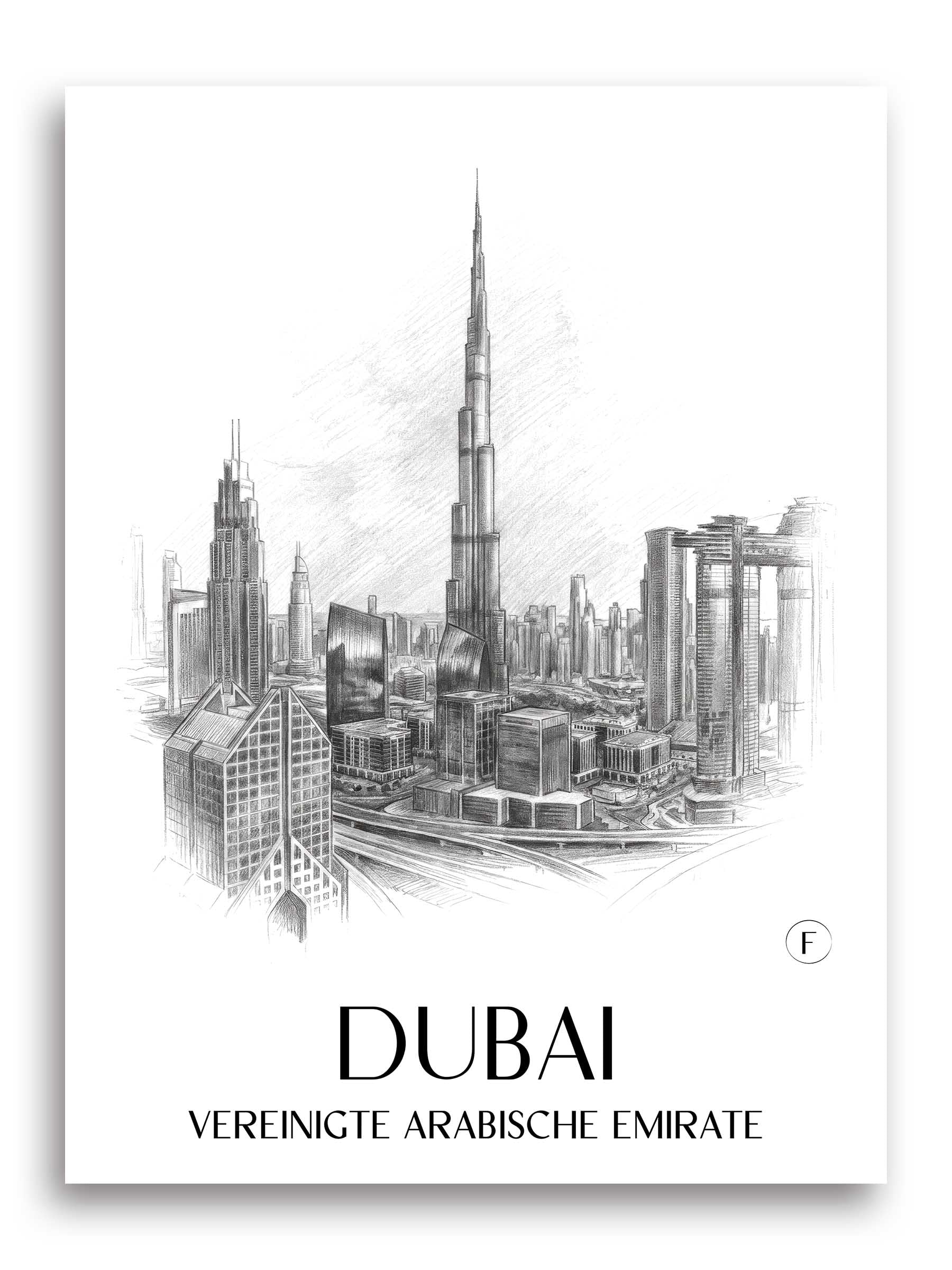 dubai-vereinigte-arabische-emirate-poster-bleistift-zeichnung-drawing