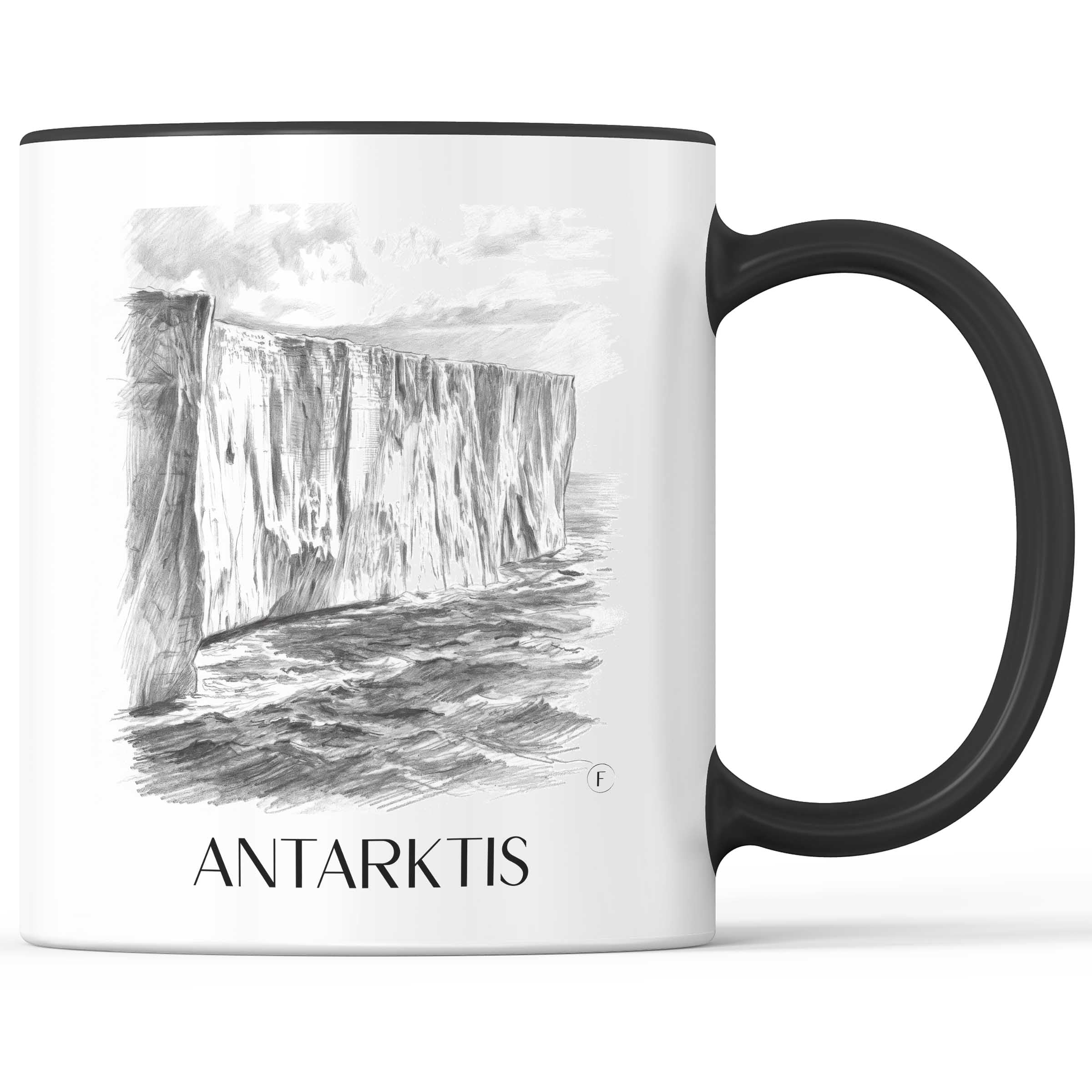 antarktis-südpol-kaffeebecher-bleistift-zeichnung-drawing