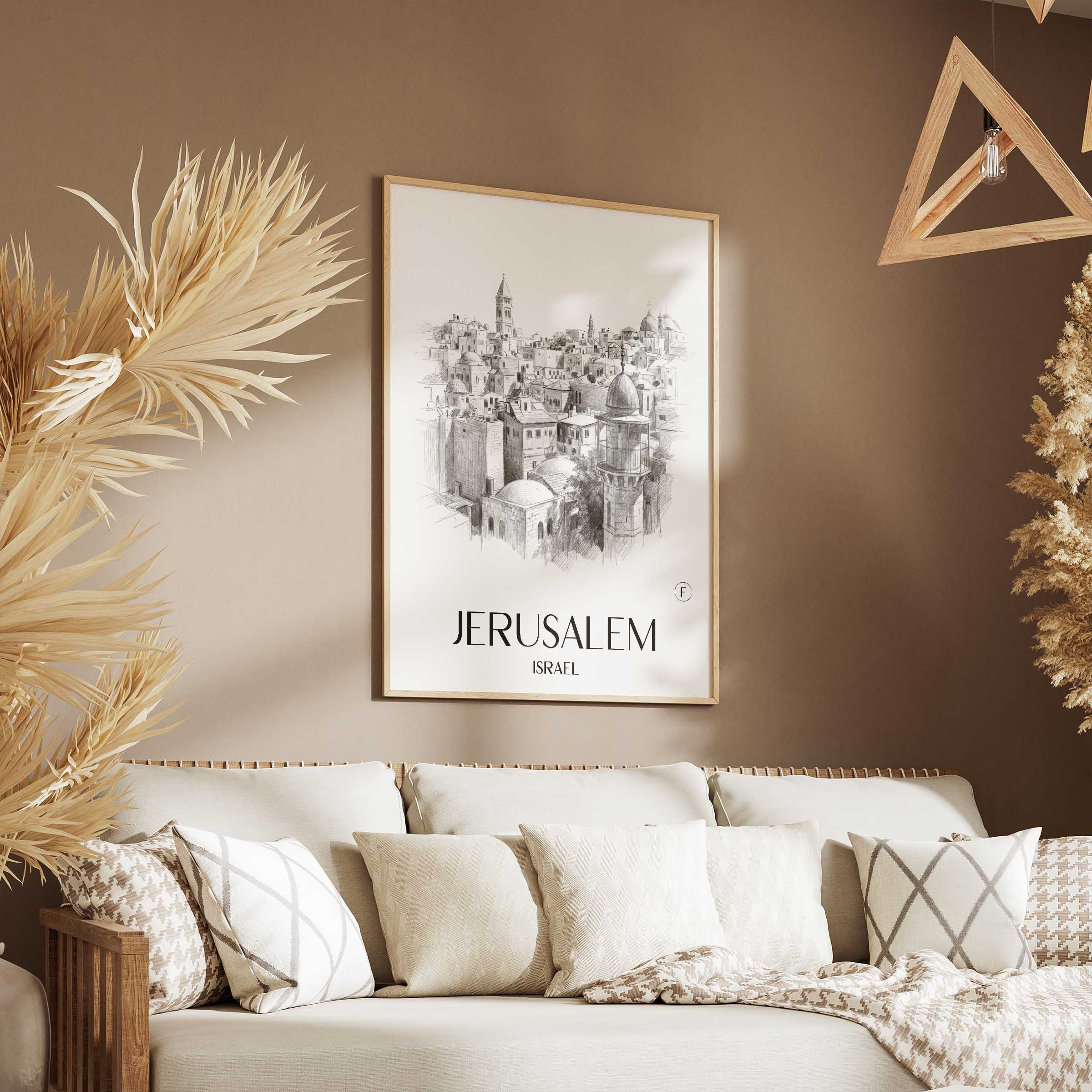 jerusalem-israel-poster-bleistift-zeichnung-drawing
