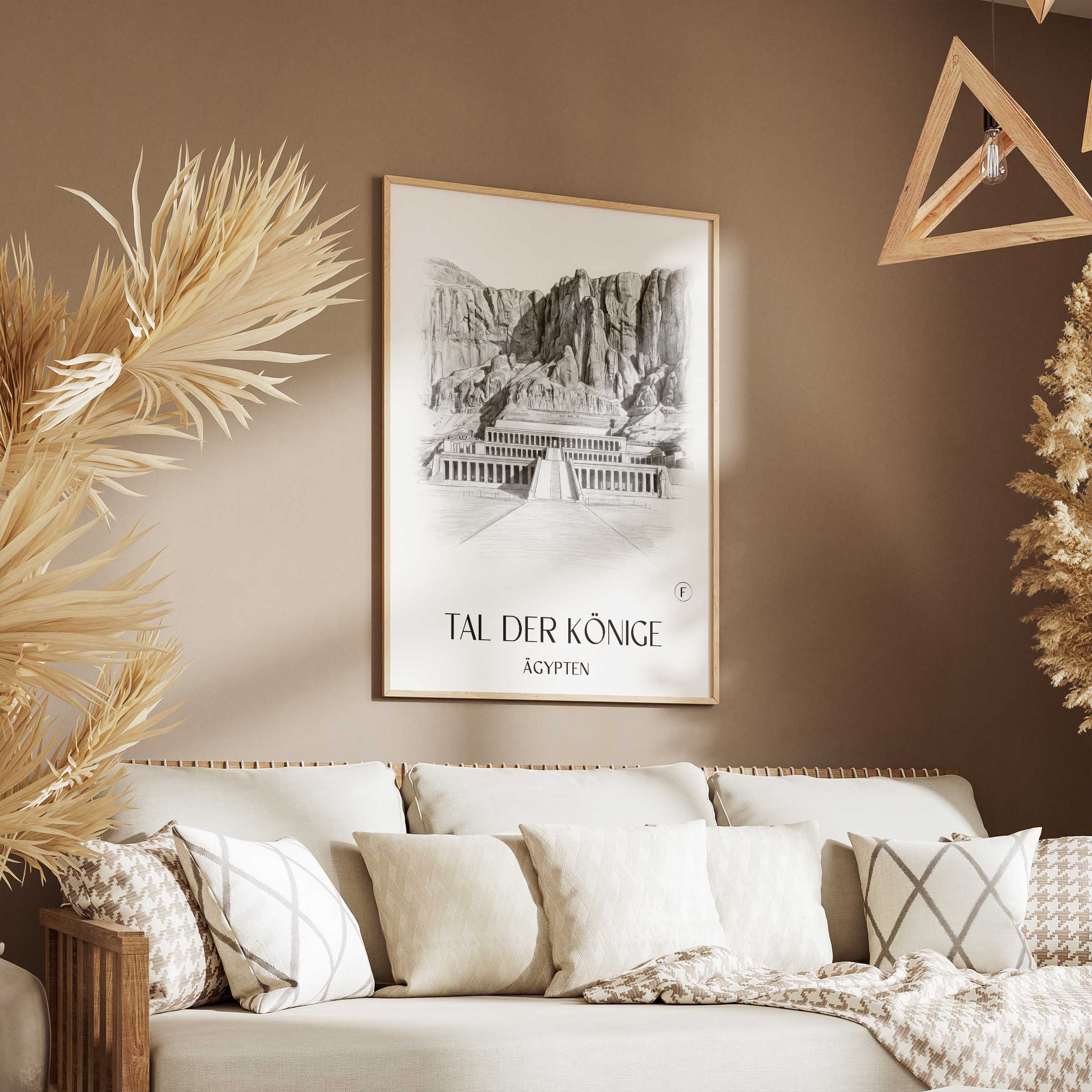tal-der-könige-ägypten-poster-bleistift-zeichnung-drawing