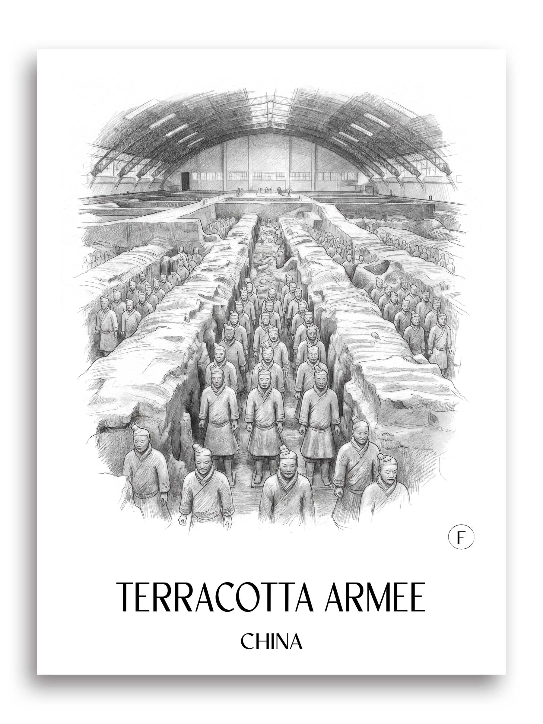 terrakotta-armee-china-poster-bleistift-zeichnung-drawing