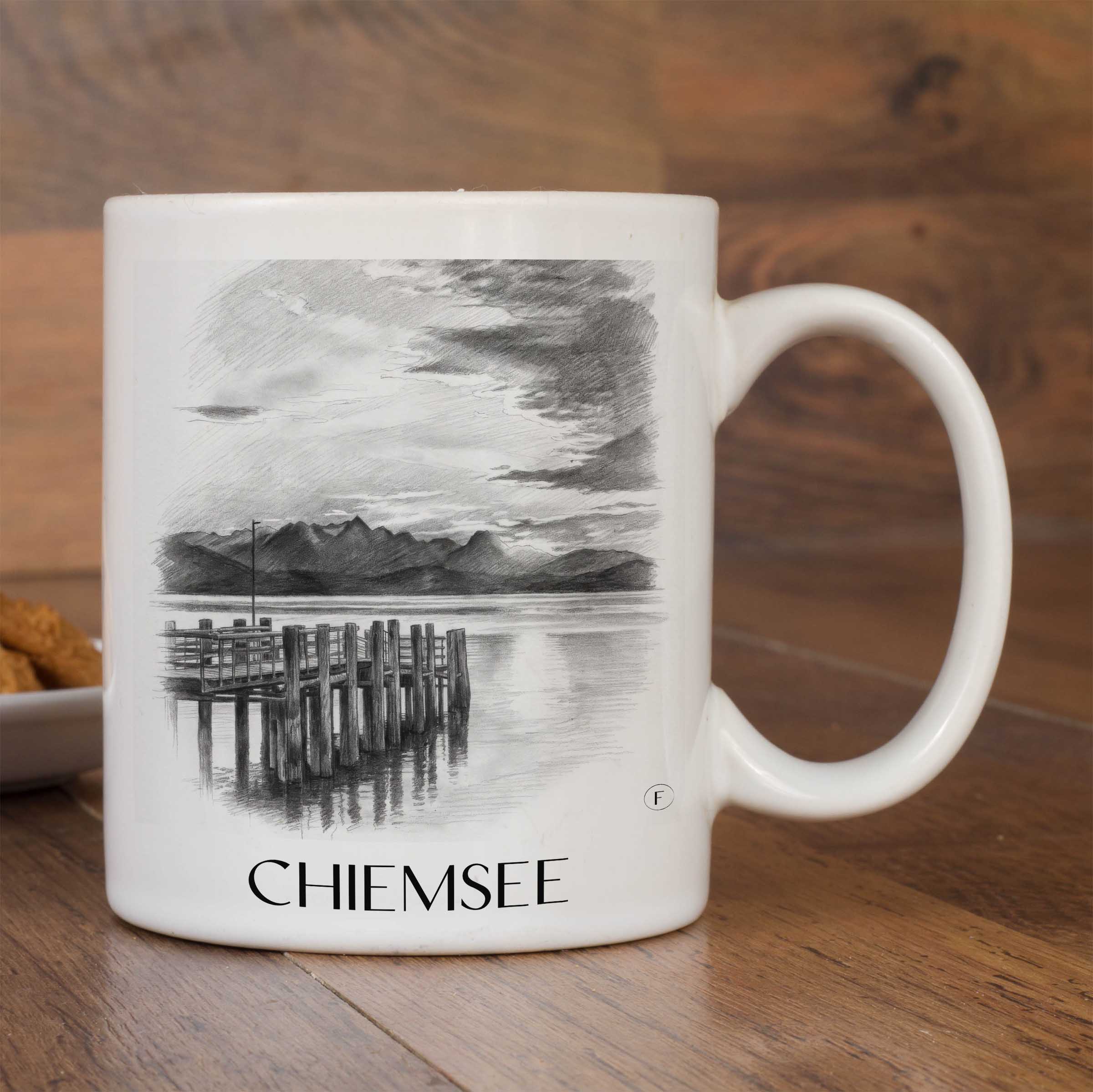 chiemsee-deutschland-kaffeebecher-bleistift-zeichnung-drawing