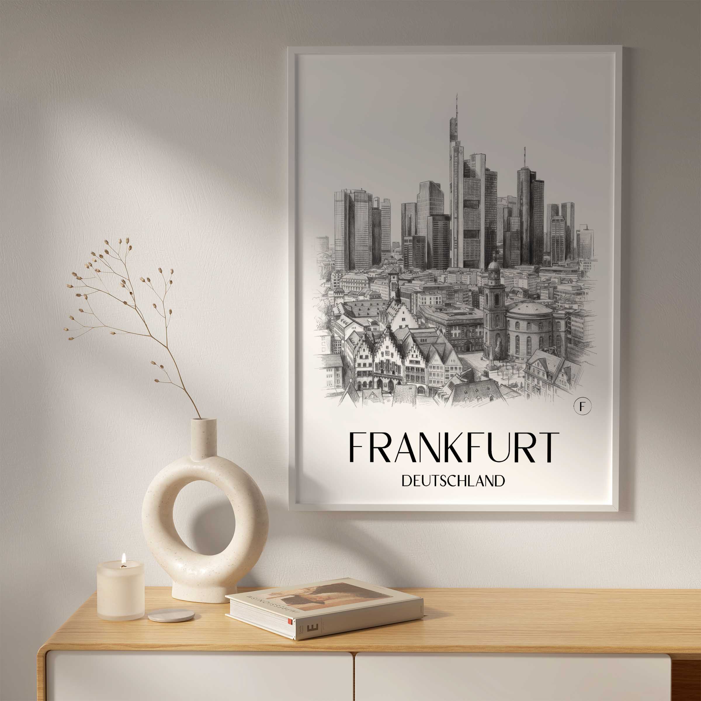 frankfurt-deutschland-poster-bleistift-zeichnung-drawing