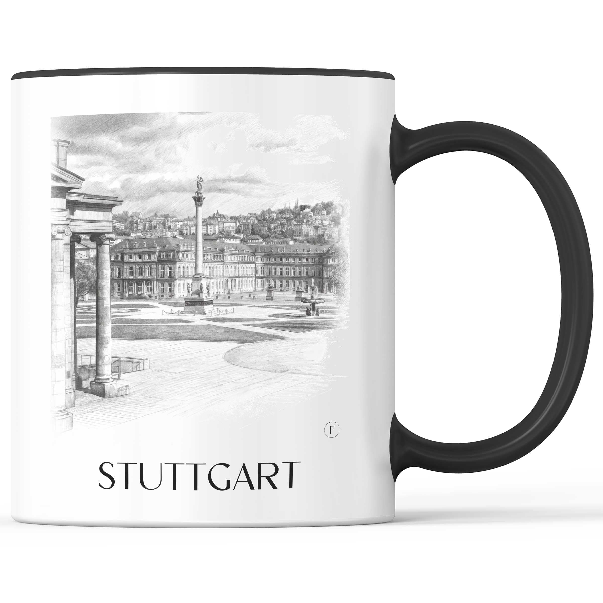 stuttgart-deutschland-kaffeebecher-bleistift-zeichnung-drawing