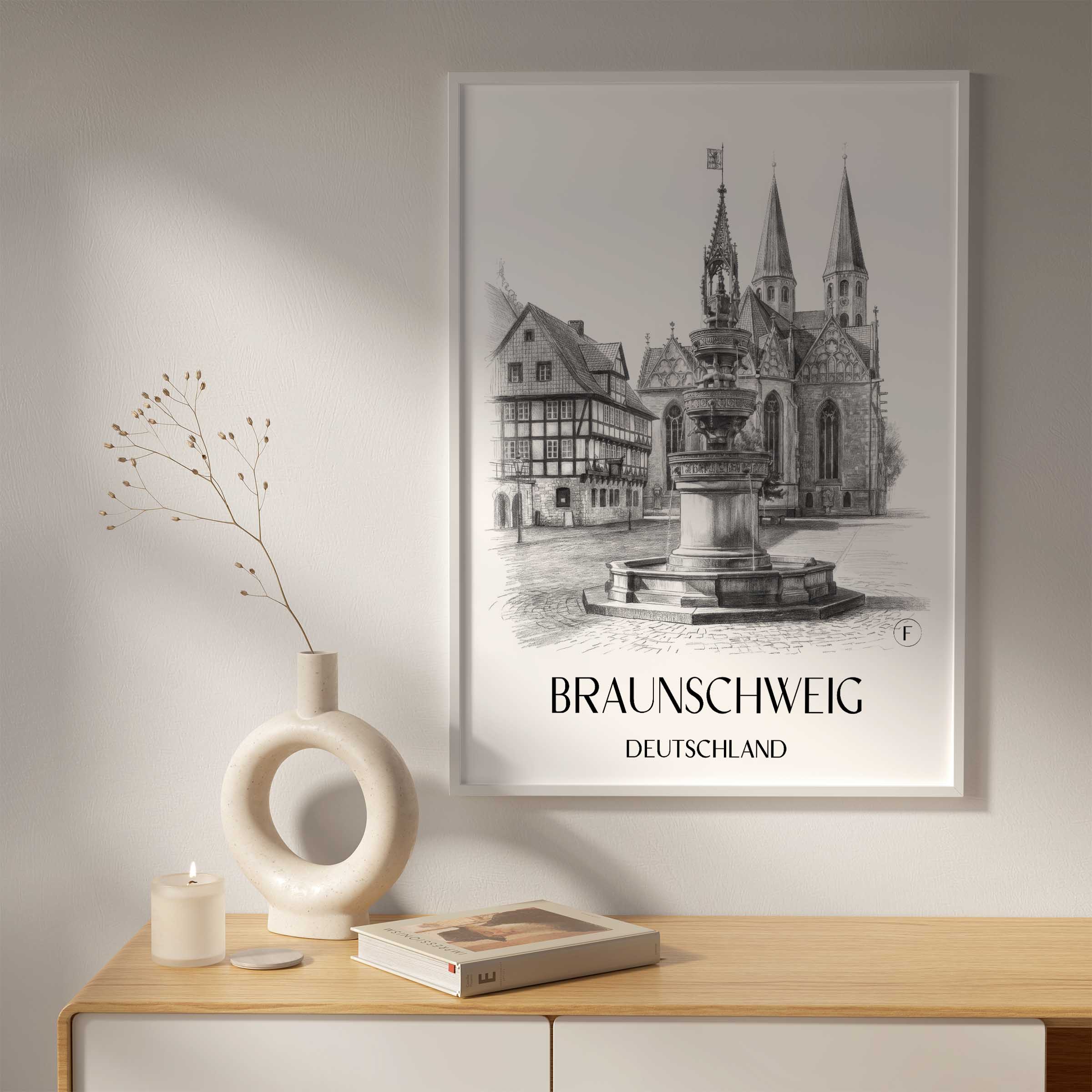 braunschweig-deutschland-poster-bleistift-zeichnung-drawing