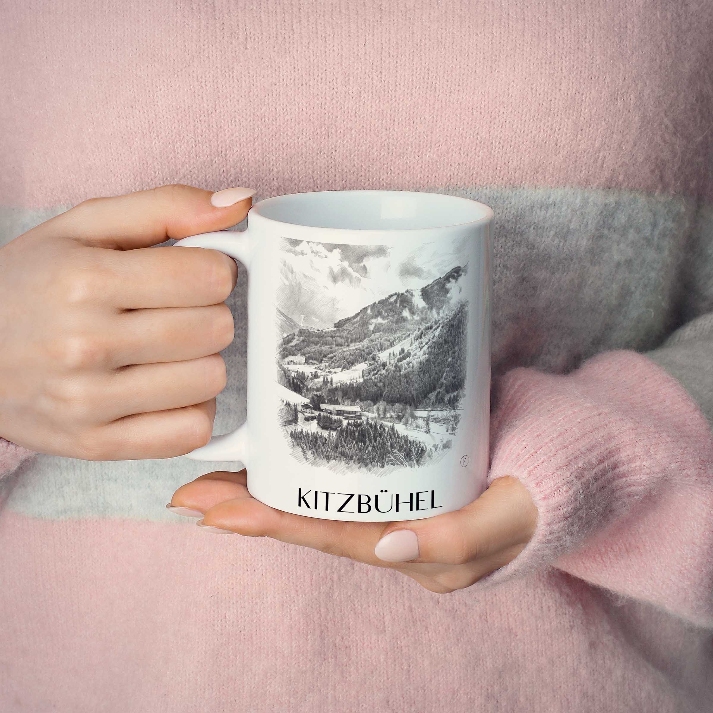 kitzbühel-österreich-kaffeebecher-bleistift-zeichnung-drawing