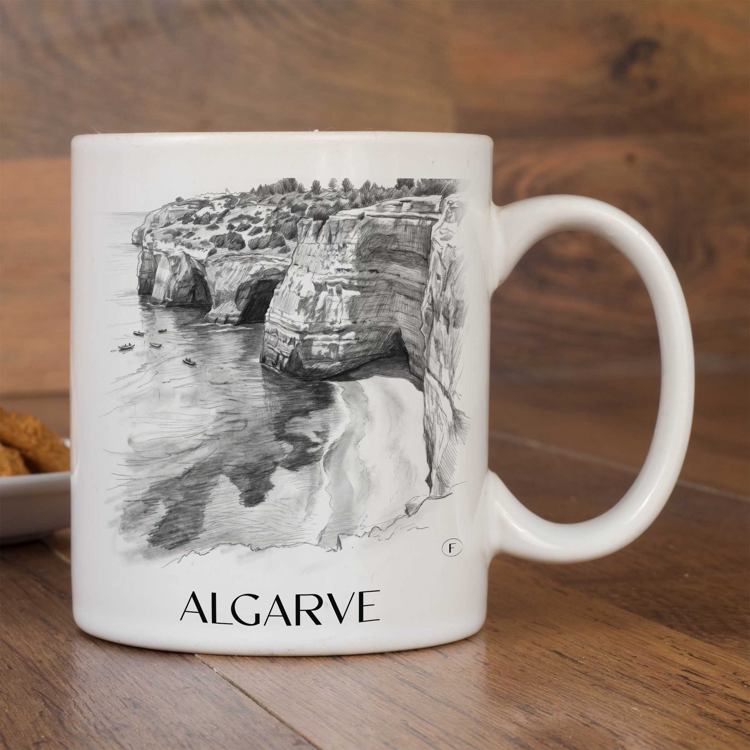 algarve-portugal-kaffeebecher-bleistift-zeichnung-drawing