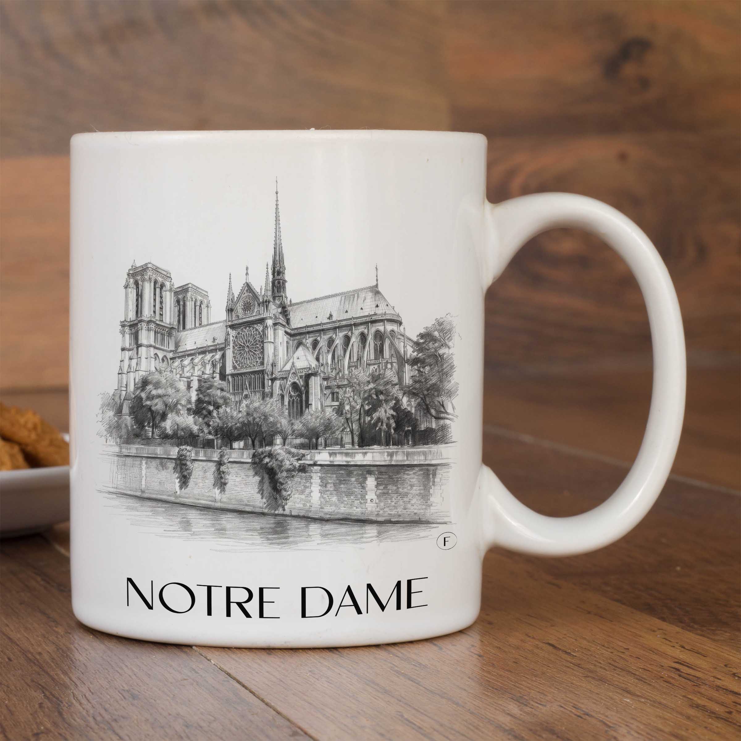 notre-dame-frankreich-kaffeebecher-bleistift-zeichnung-drawing