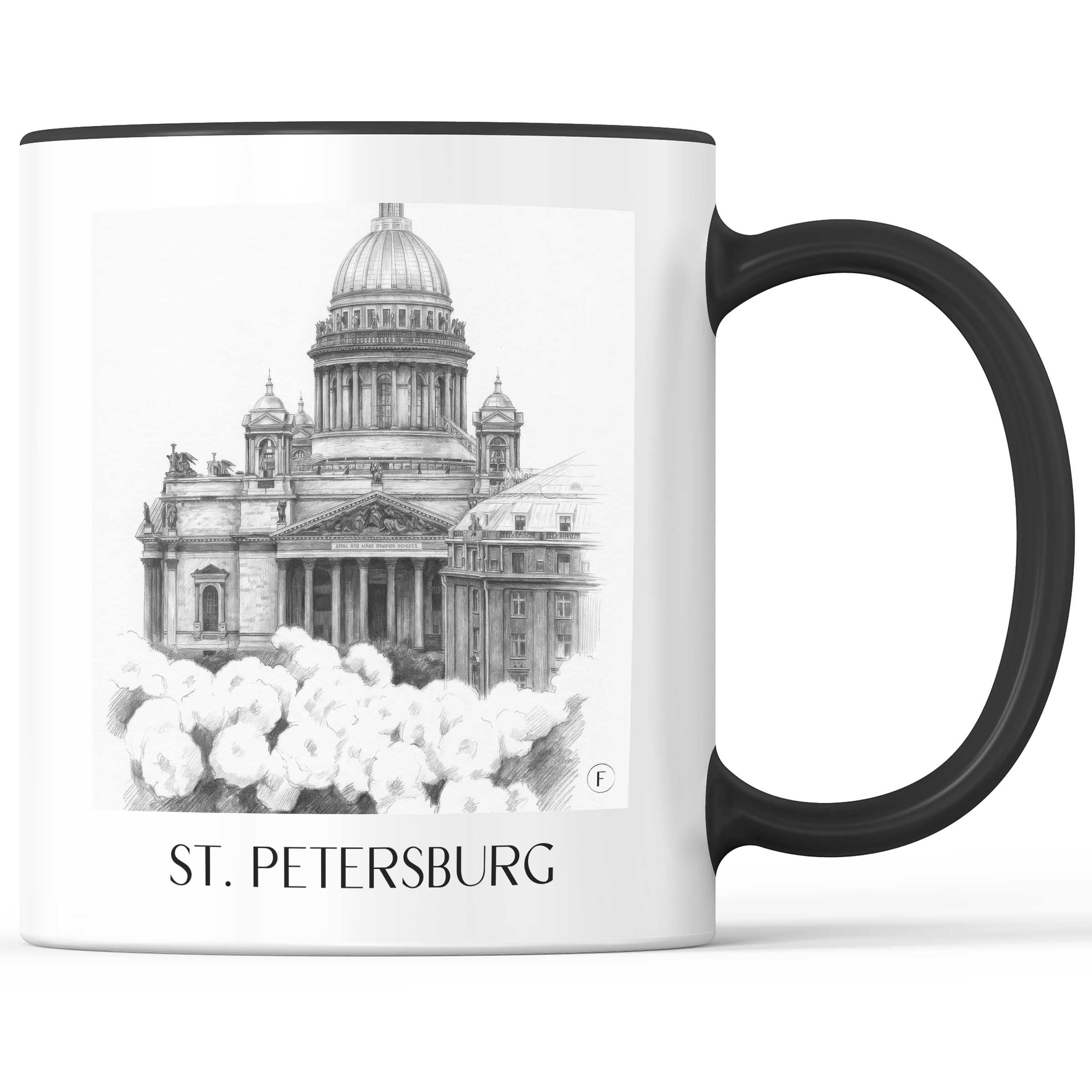 st.-petersburg-russland-kaffeebecher-bleistift-zeichnung-drawing