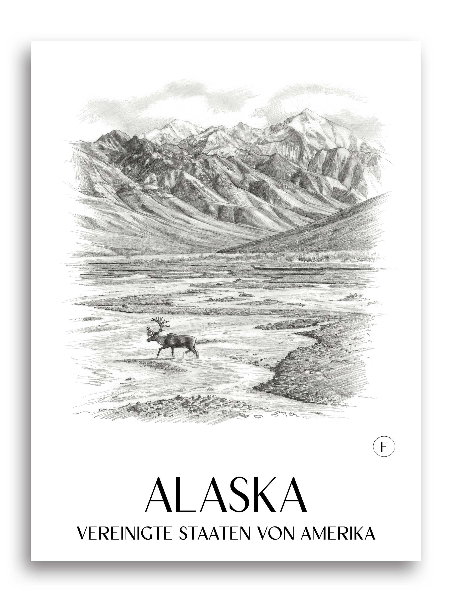 alaska-vereinigte-staaten-von-amerika-poster-bleistift-zeichnung-drawing