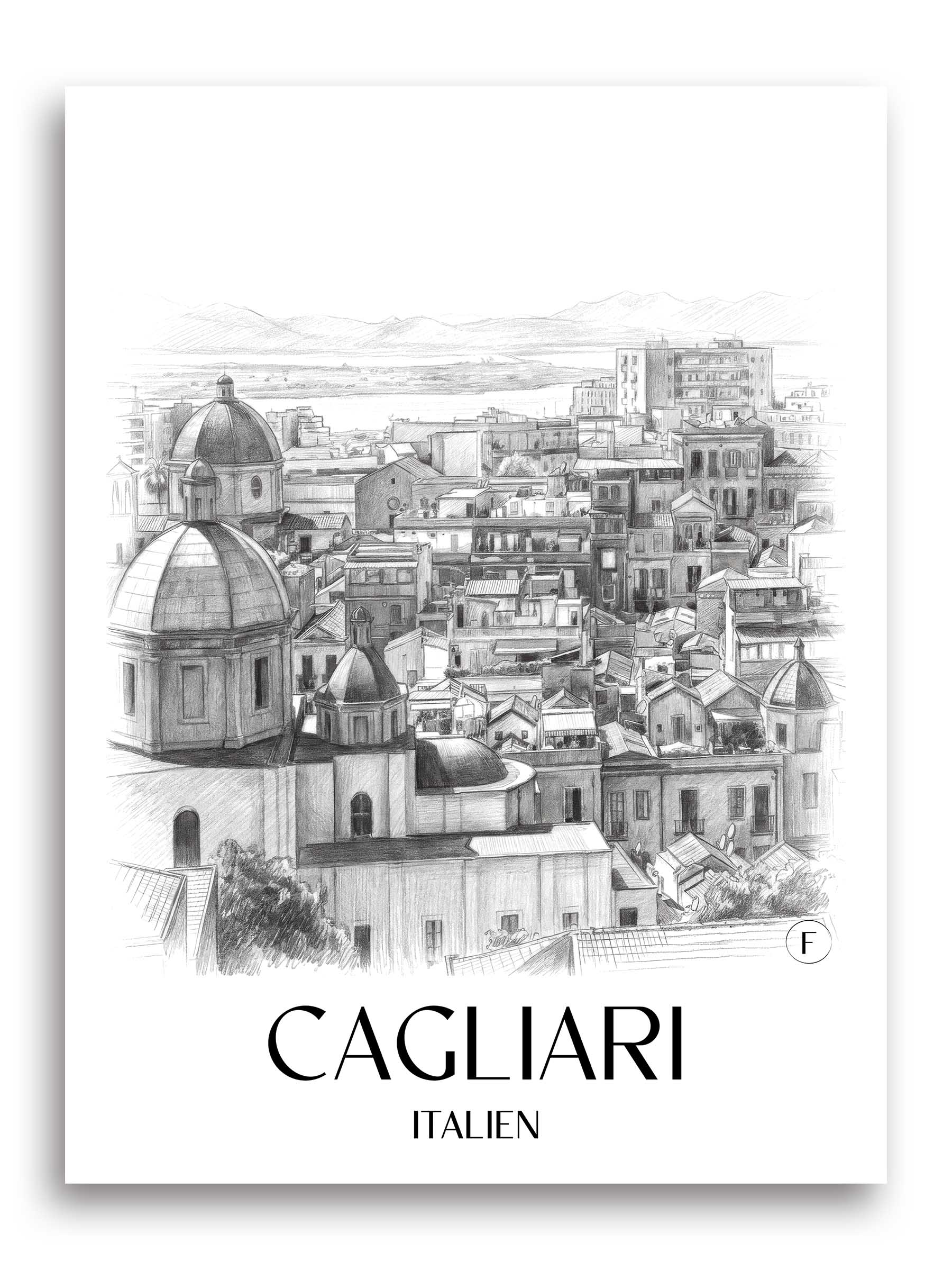 cagliari-italien-poster-bleistift-zeichnung-drawing