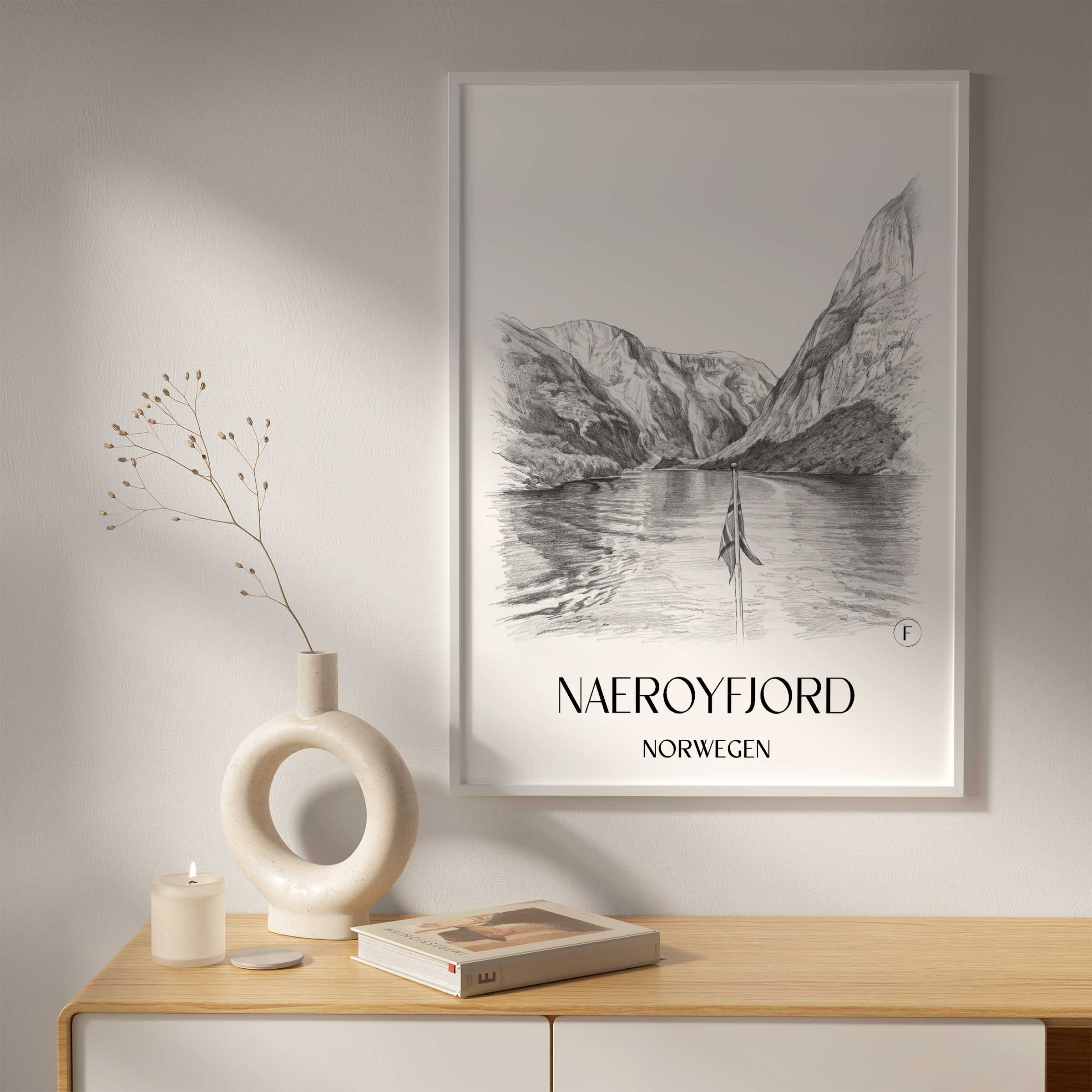 naeroyfjord-norwegen-poster-bleistift-zeichnung-drawing