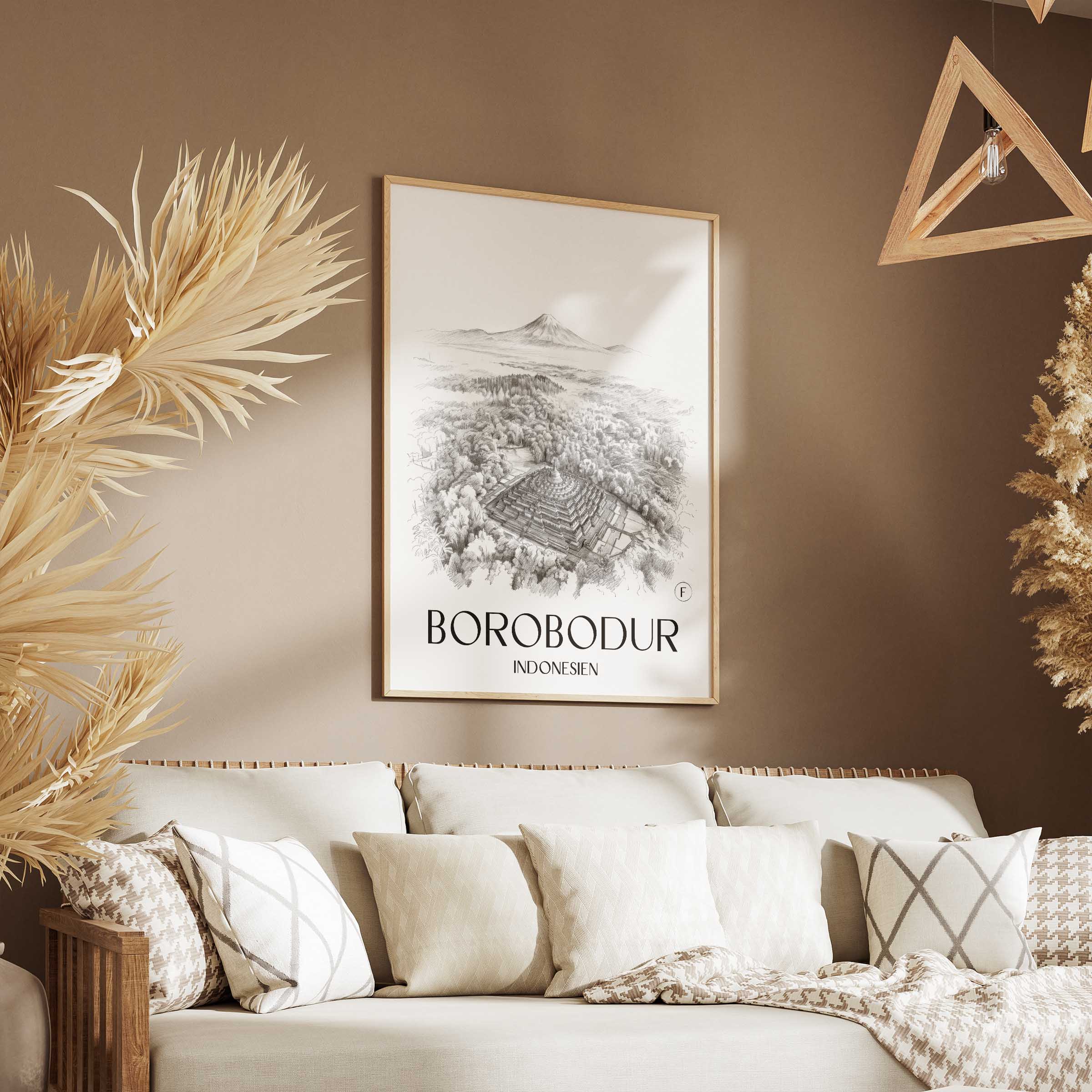 borobodur-indonesien-poster-bleistift-zeichnung-drawing