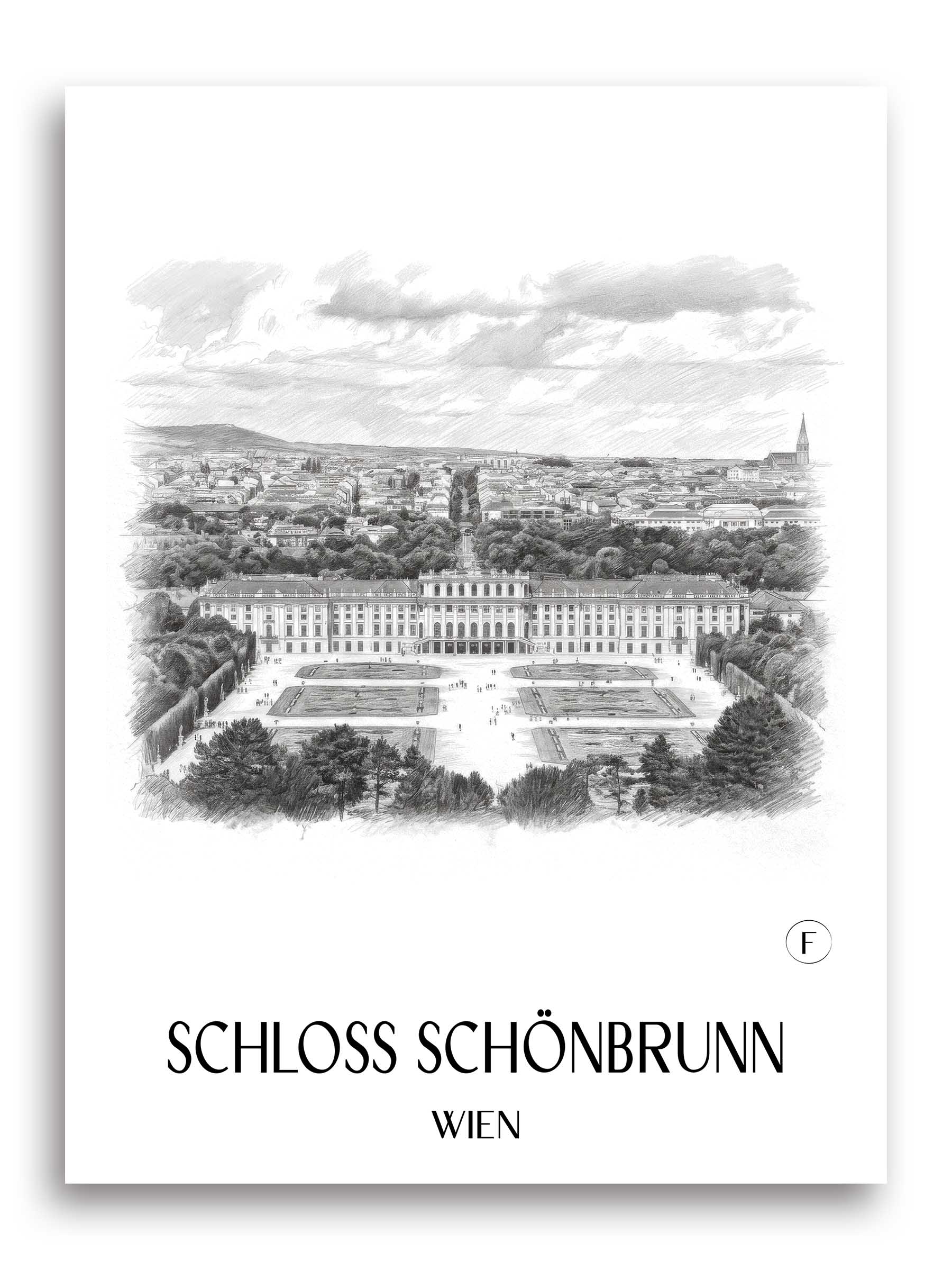 schloss-schönbrunn-wien-österreich-poster-bleistift-zeichnung-drawing