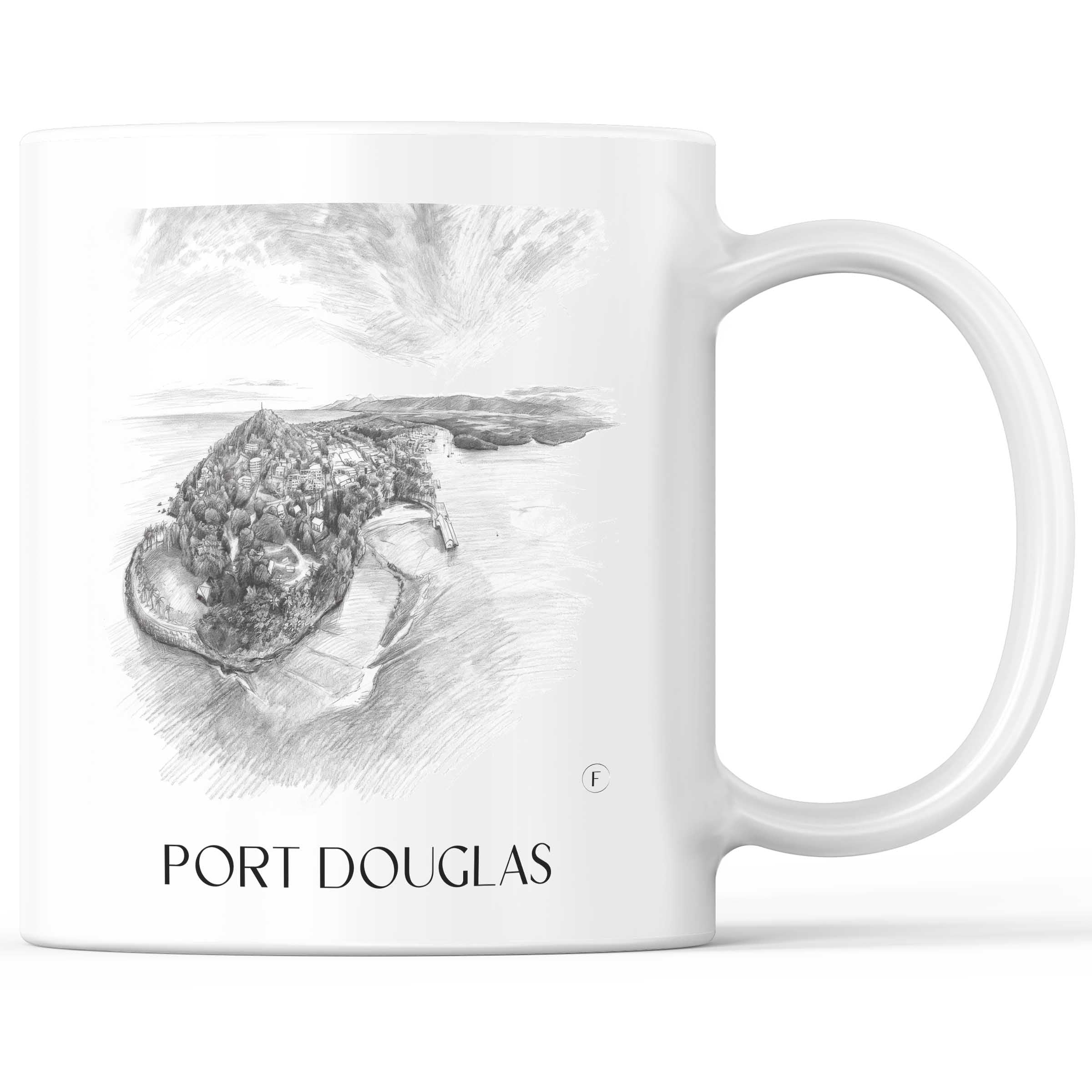 Port Douglas Kaffeebecher - Australien - Australien Becher - Kaffeetasse im Zeichnung Stil
