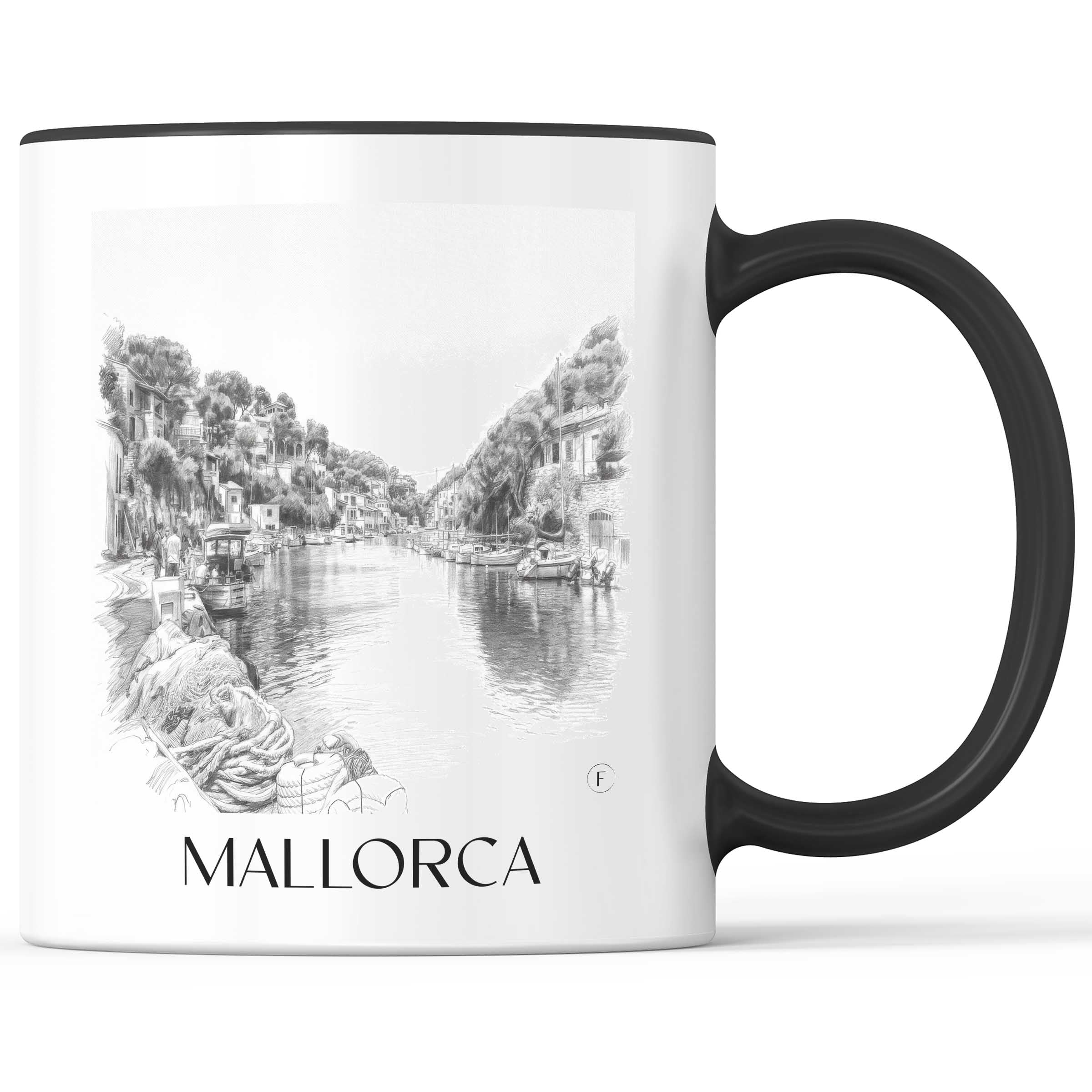 mallorca-spanien-spanien-kaffeebecher-bleistift-zeichnung-drawing