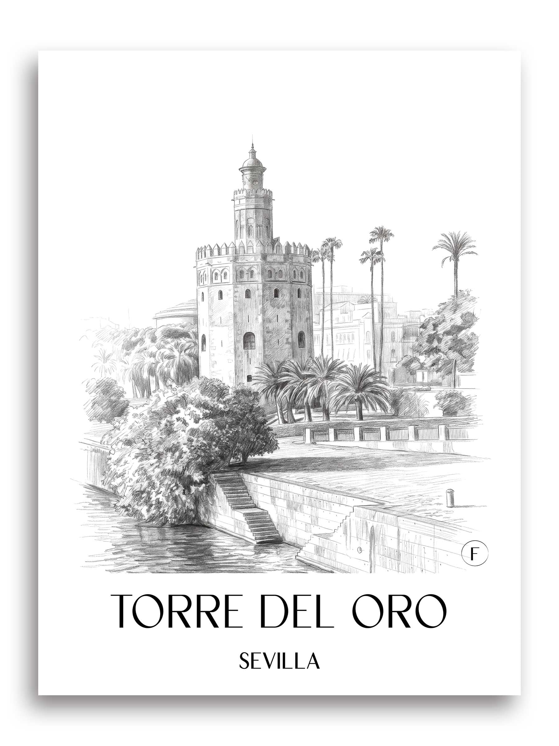 torre-del-oro-sevilla-spanien-poster-bleistift-zeichnung-drawing