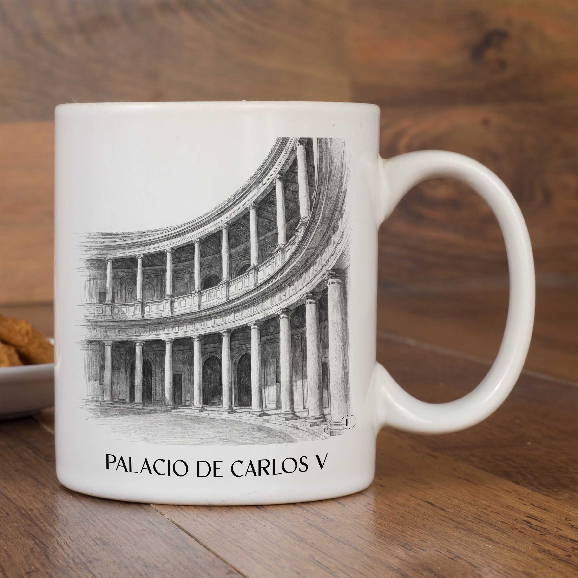 palacio-de-carlos-v-granada-spanien-kaffeebecher-bleistift-zeichnung-drawing