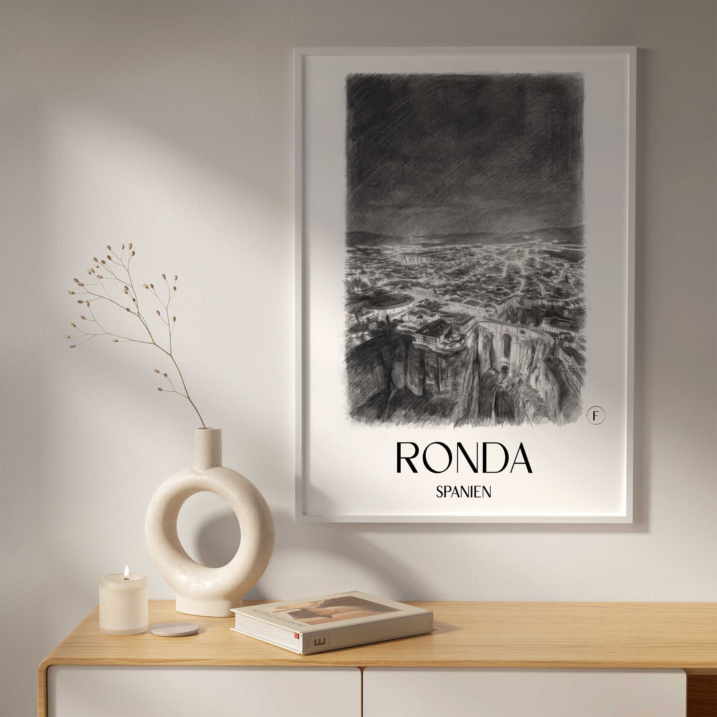 ronda-spanien-spanien-poster-bleistift-zeichnung-drawing