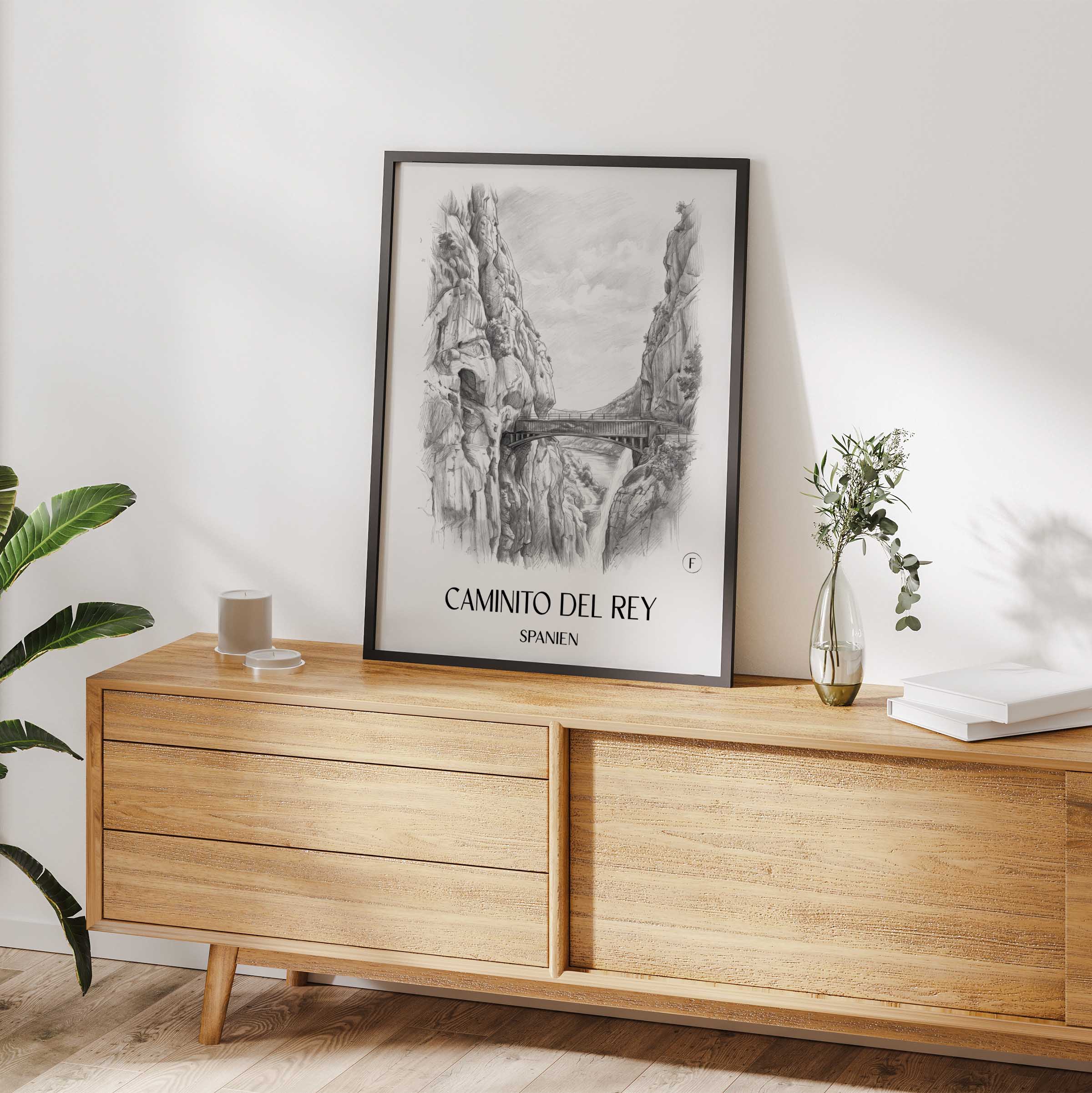 caminito-del-rey-spanien-spanien-poster-bleistift-zeichnung-drawing