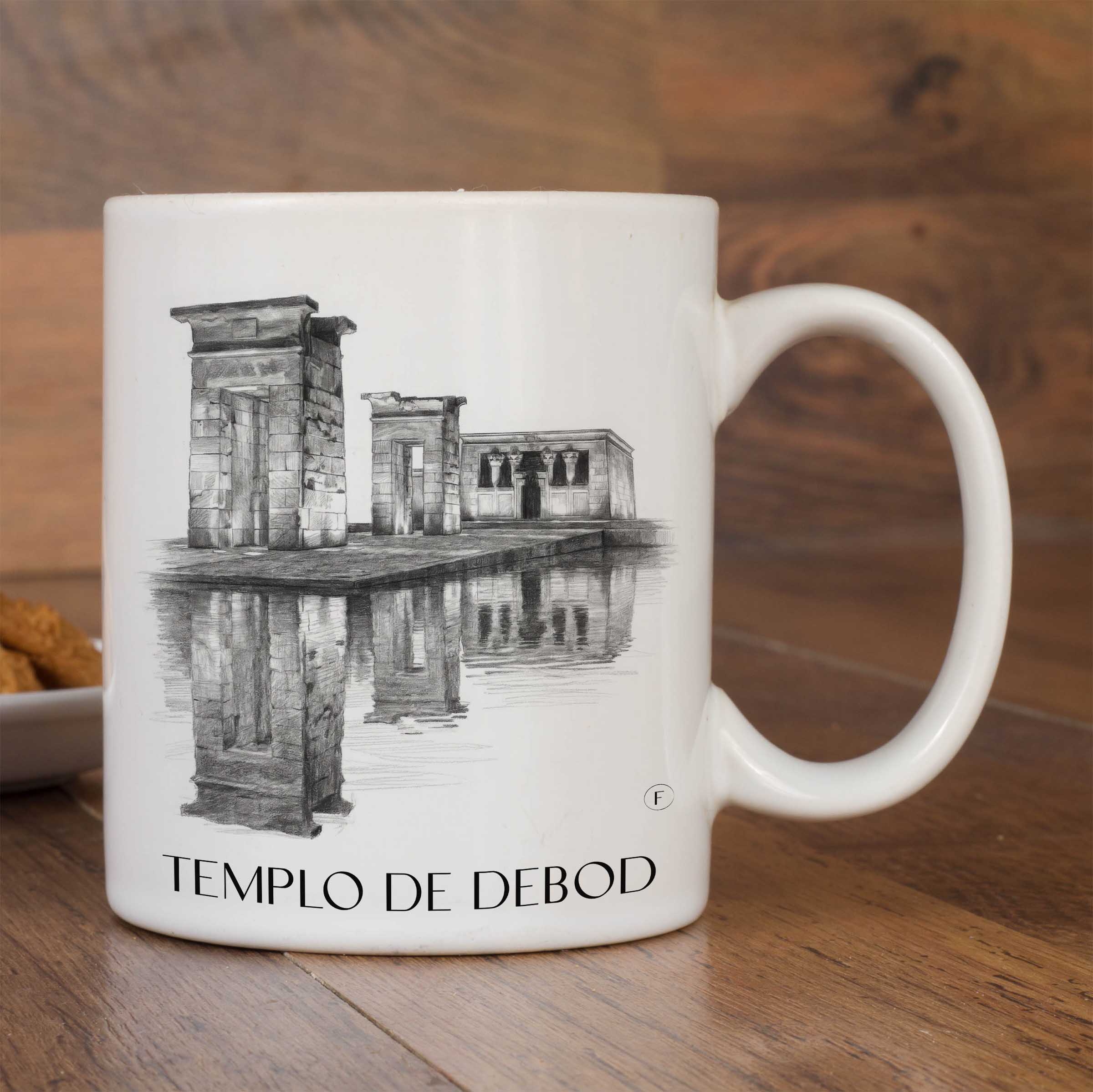 templo-de-debod-madrid-spanien-kaffeebecher-bleistift-zeichnung-drawing