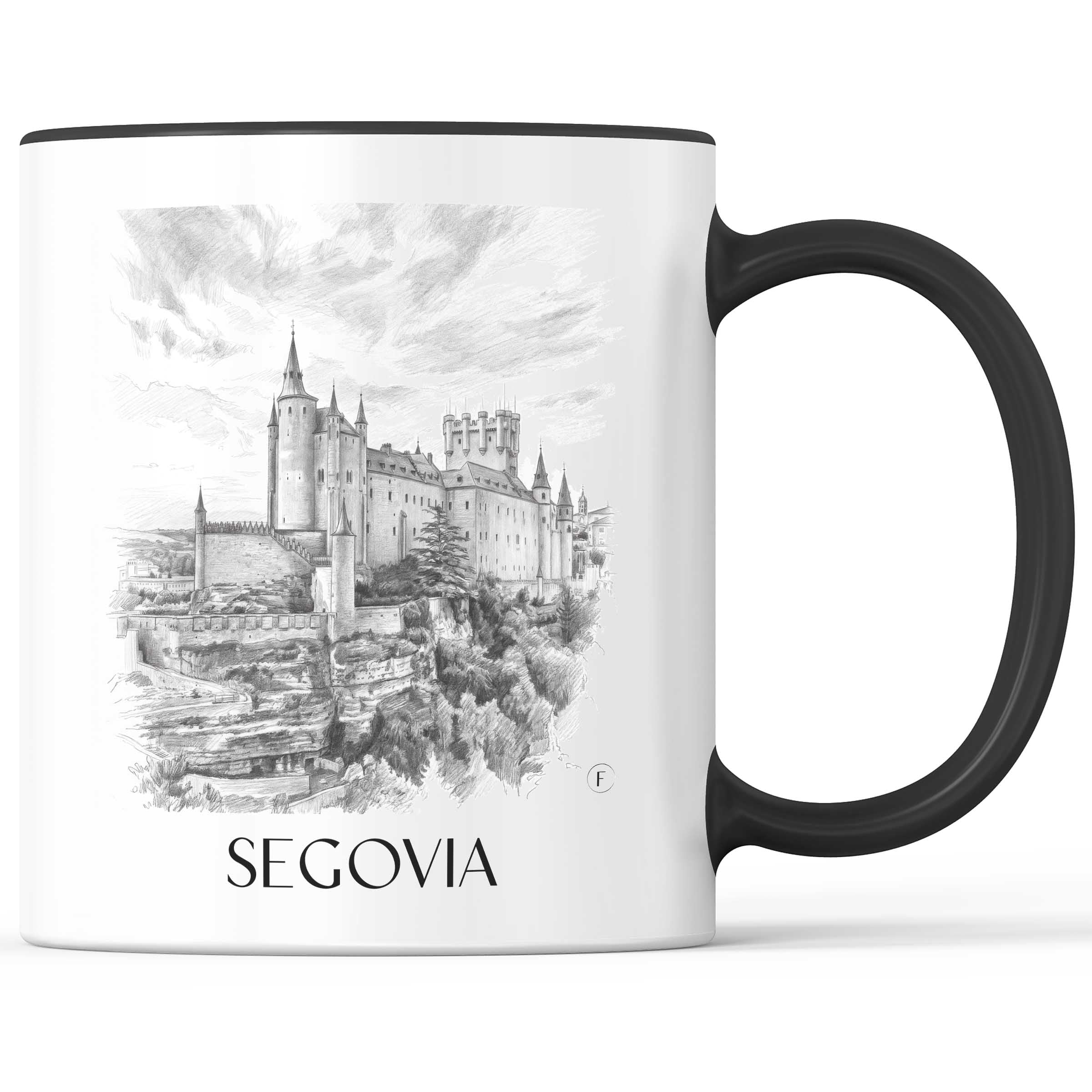 segovia-spanien-spanien-kaffeebecher-bleistift-zeichnung-drawing