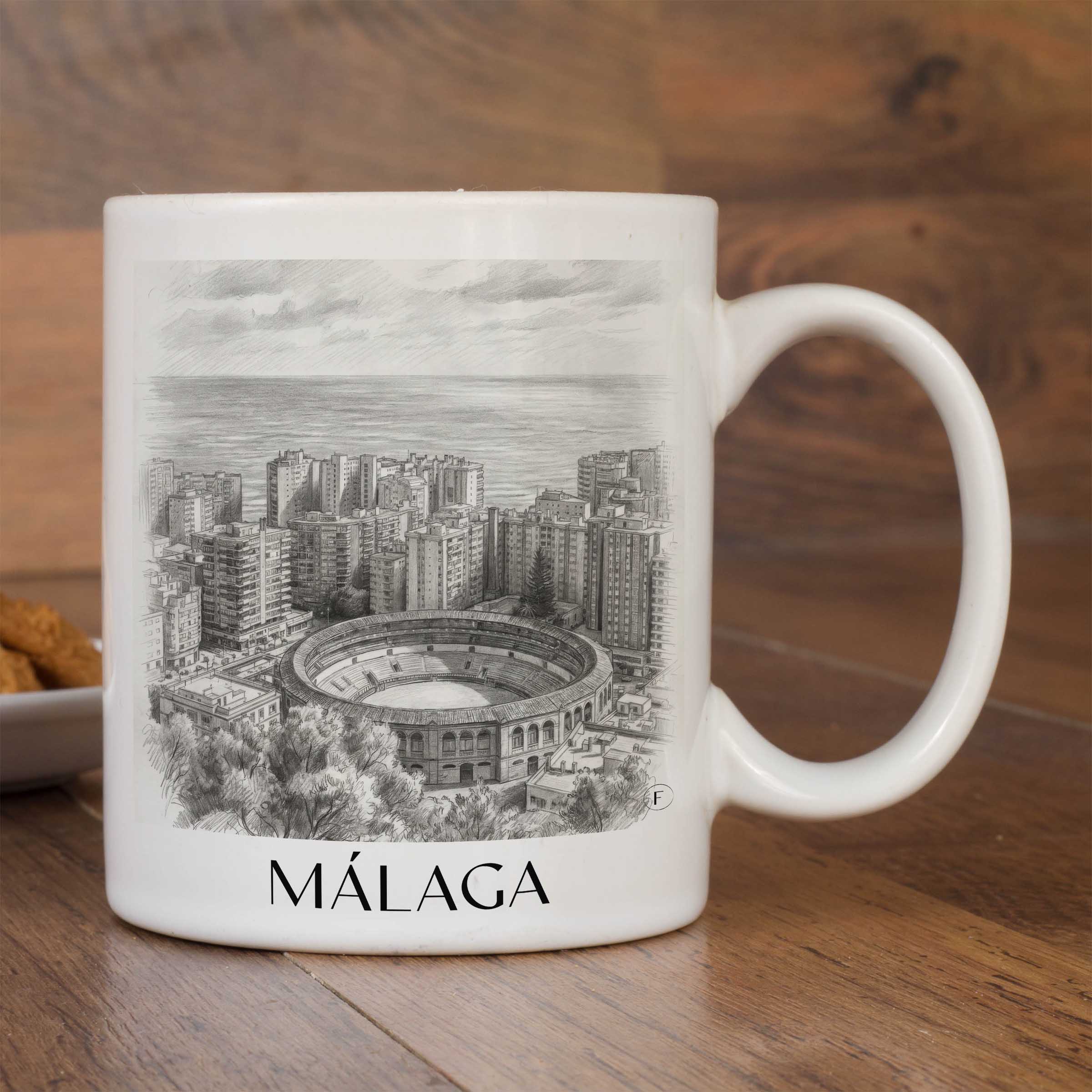málaga-spanien-spanien-kaffeebecher-bleistift-zeichnung-drawing