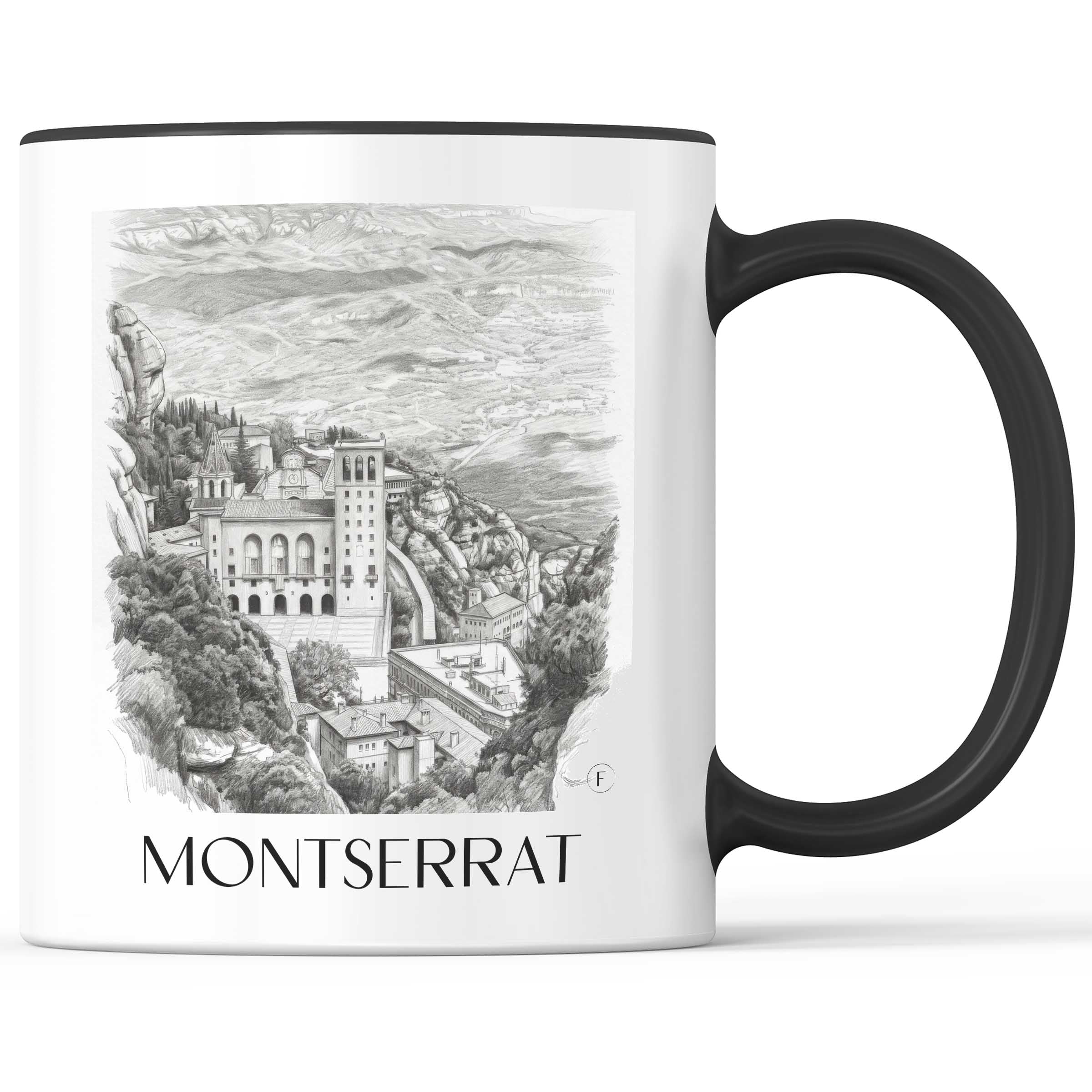 montserrat-spanien-spanien-kaffeebecher-bleistift-zeichnung-drawing