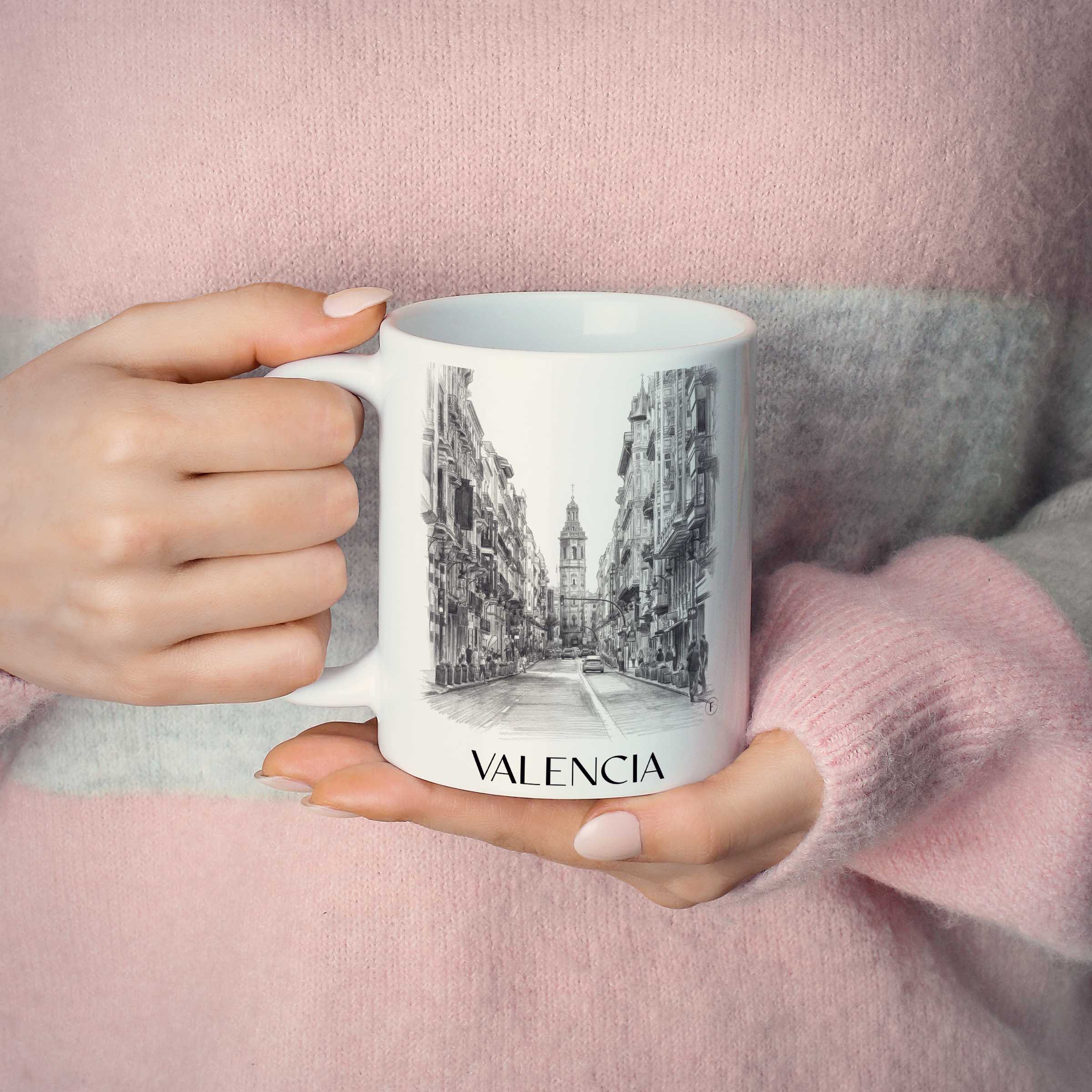 valencia-spanien-spanien-kaffeebecher-bleistift-zeichnung-drawing