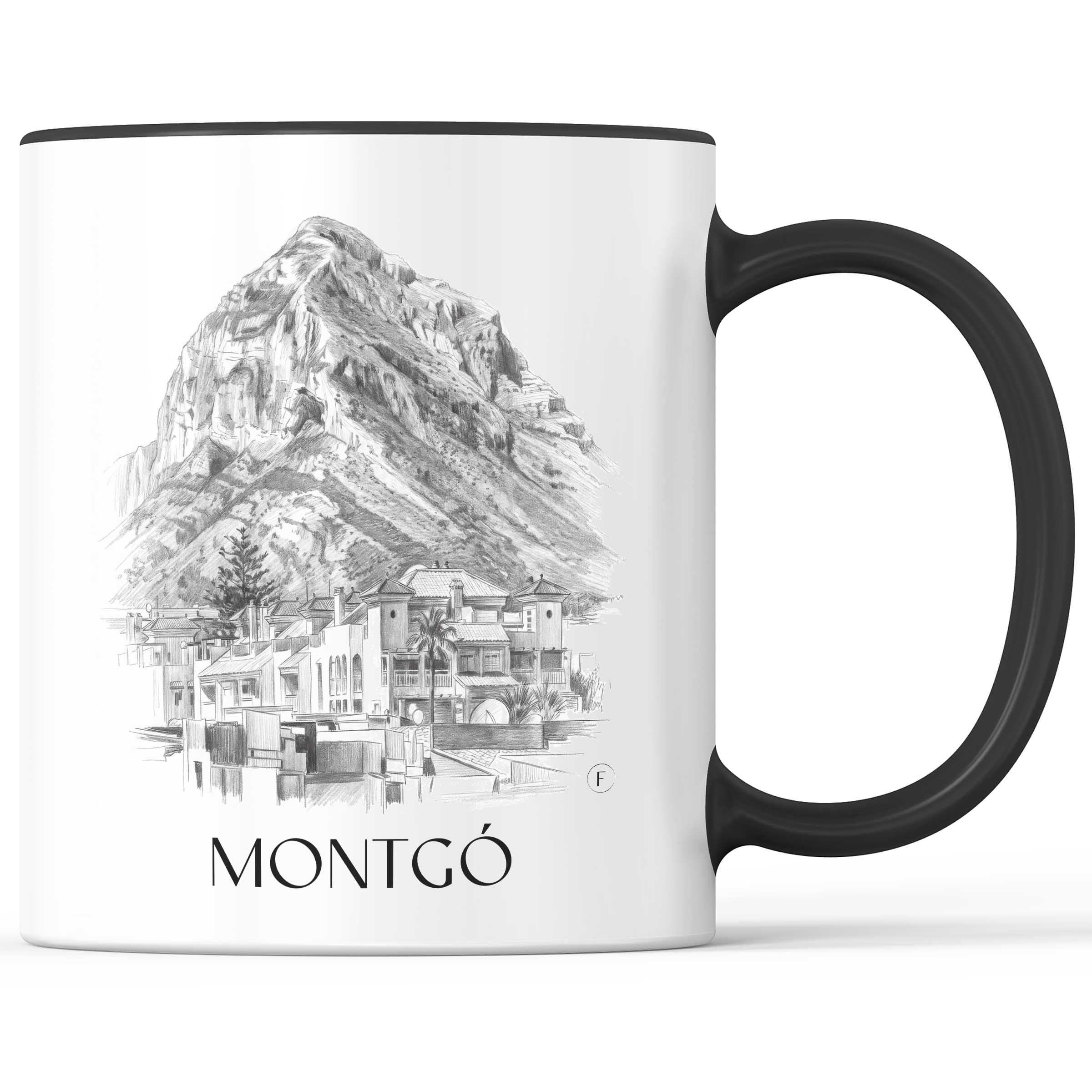 montgó-dénia-spanien-kaffeebecher-bleistift-zeichnung-drawing