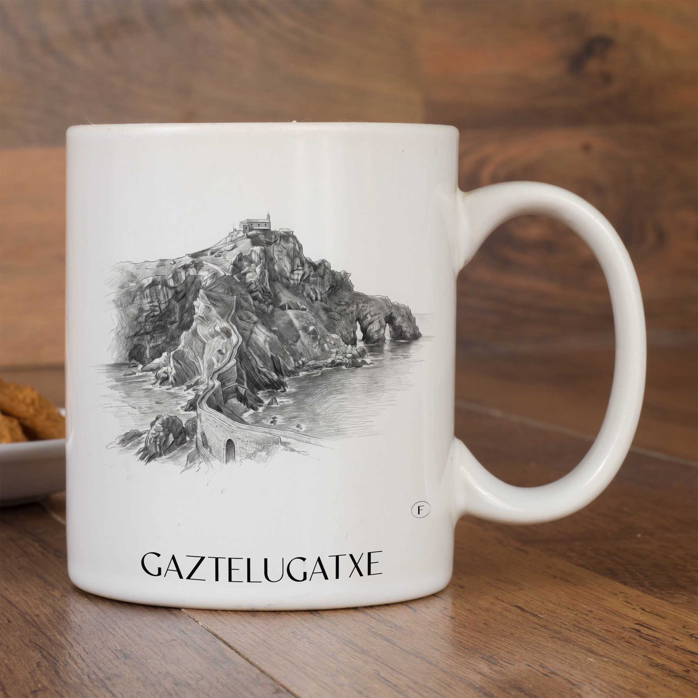 gaztelugatxe-spanien-spanien-kaffeebecher-bleistift-zeichnung-drawing