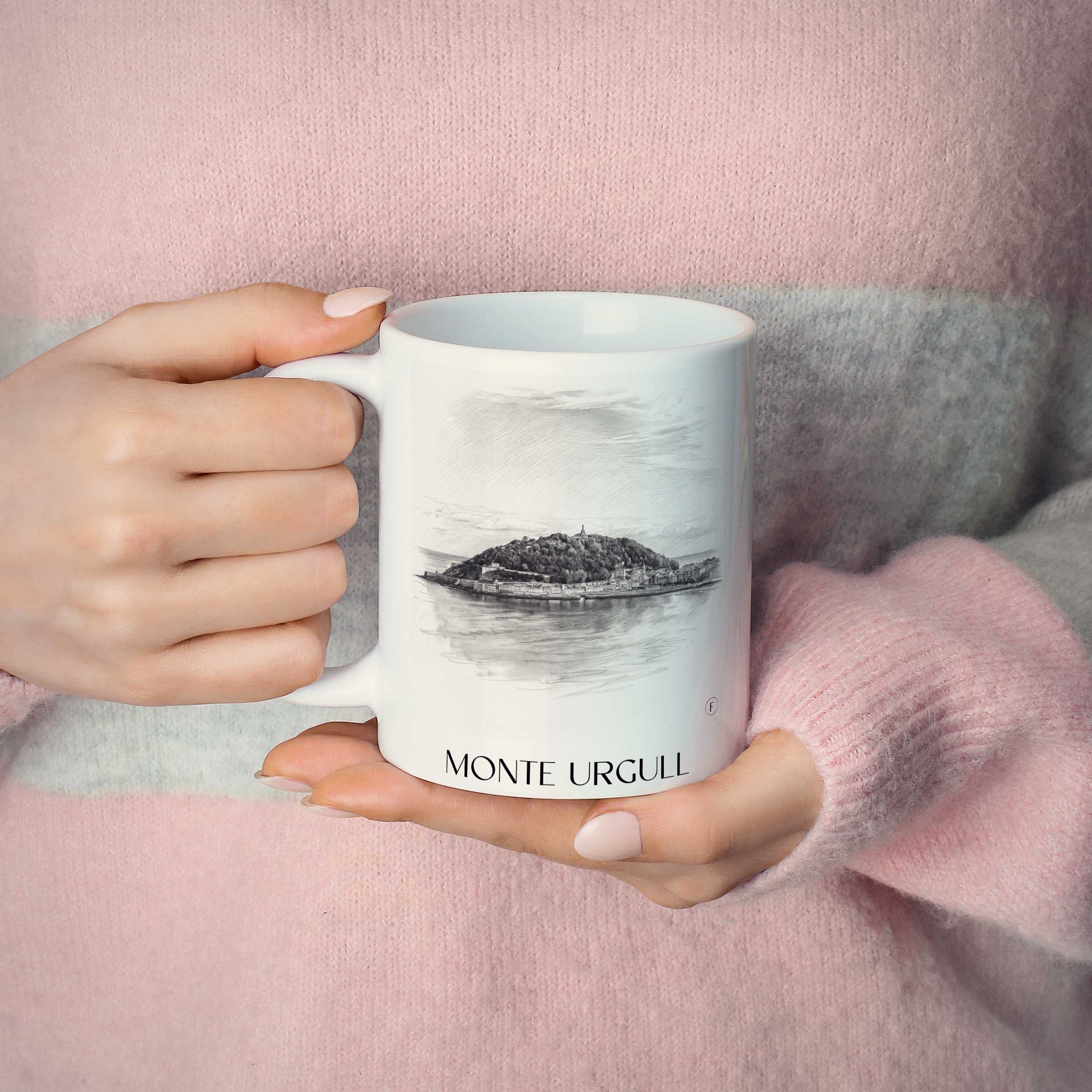 monte-urgull-san-sebastián-spanien-kaffeebecher-bleistift-zeichnung-drawing