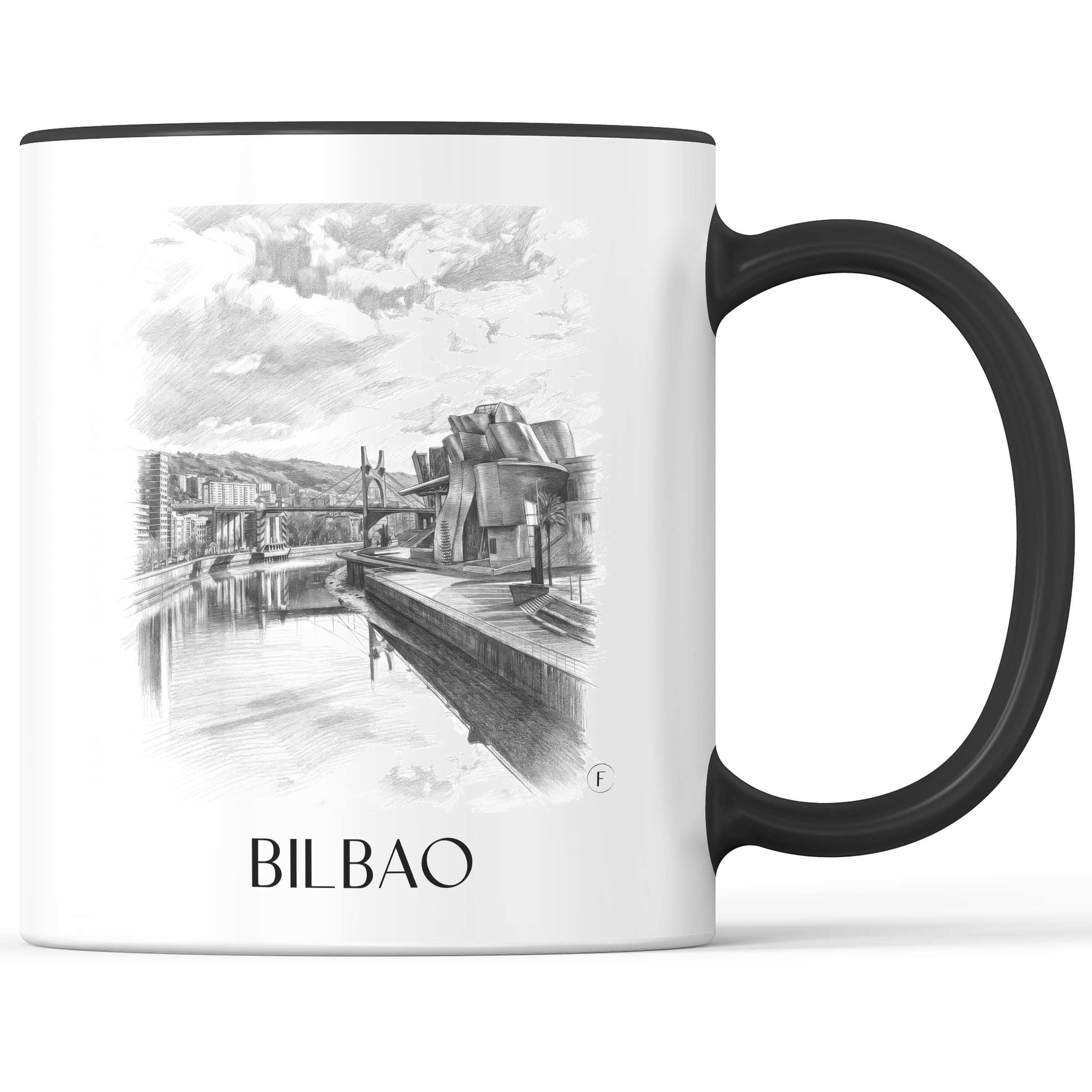 bilbao-spanien-spanien-kaffeebecher-bleistift-zeichnung-drawing