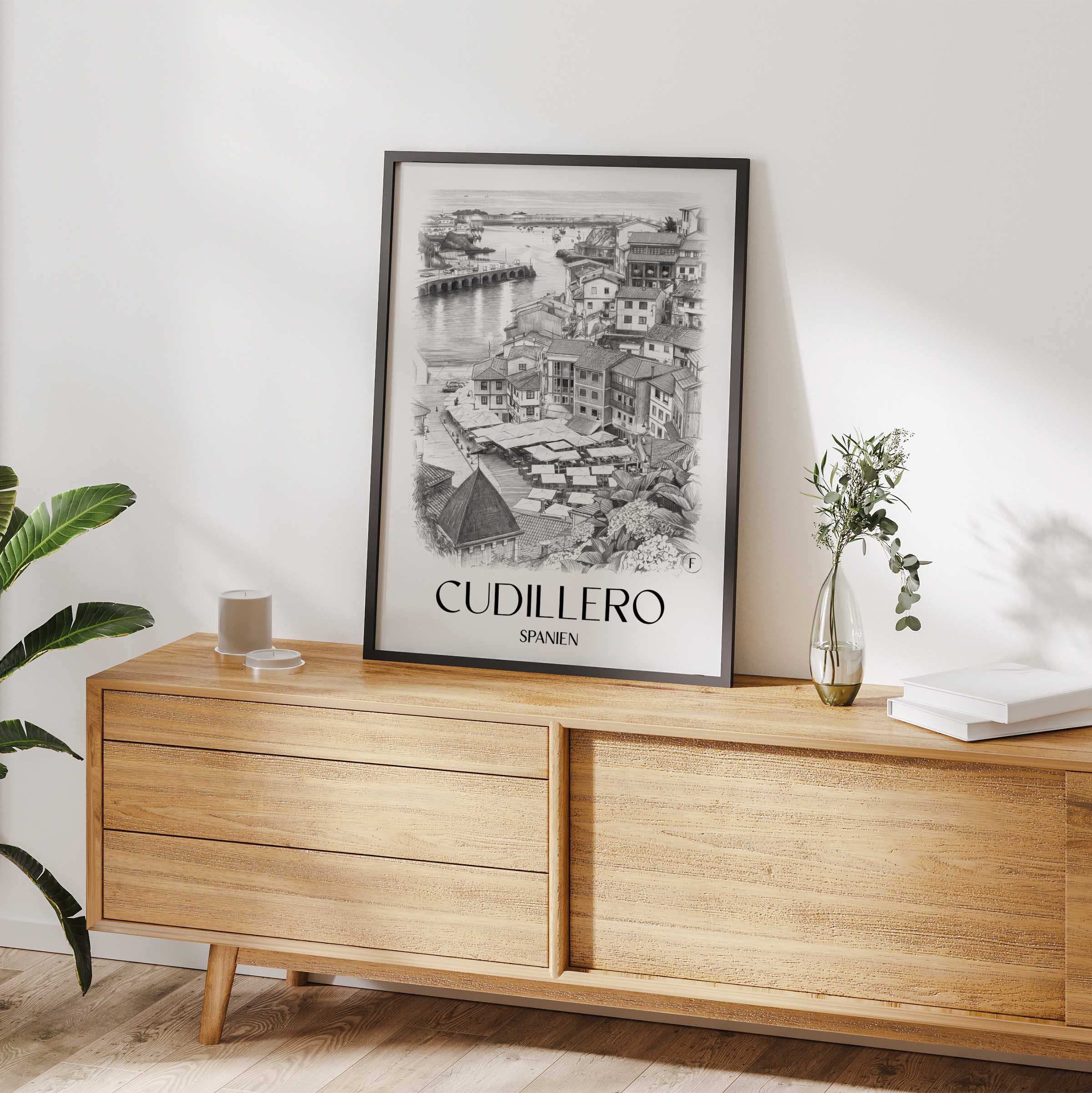 cudillero--spanien-spanien-poster-bleistift-zeichnung-drawing