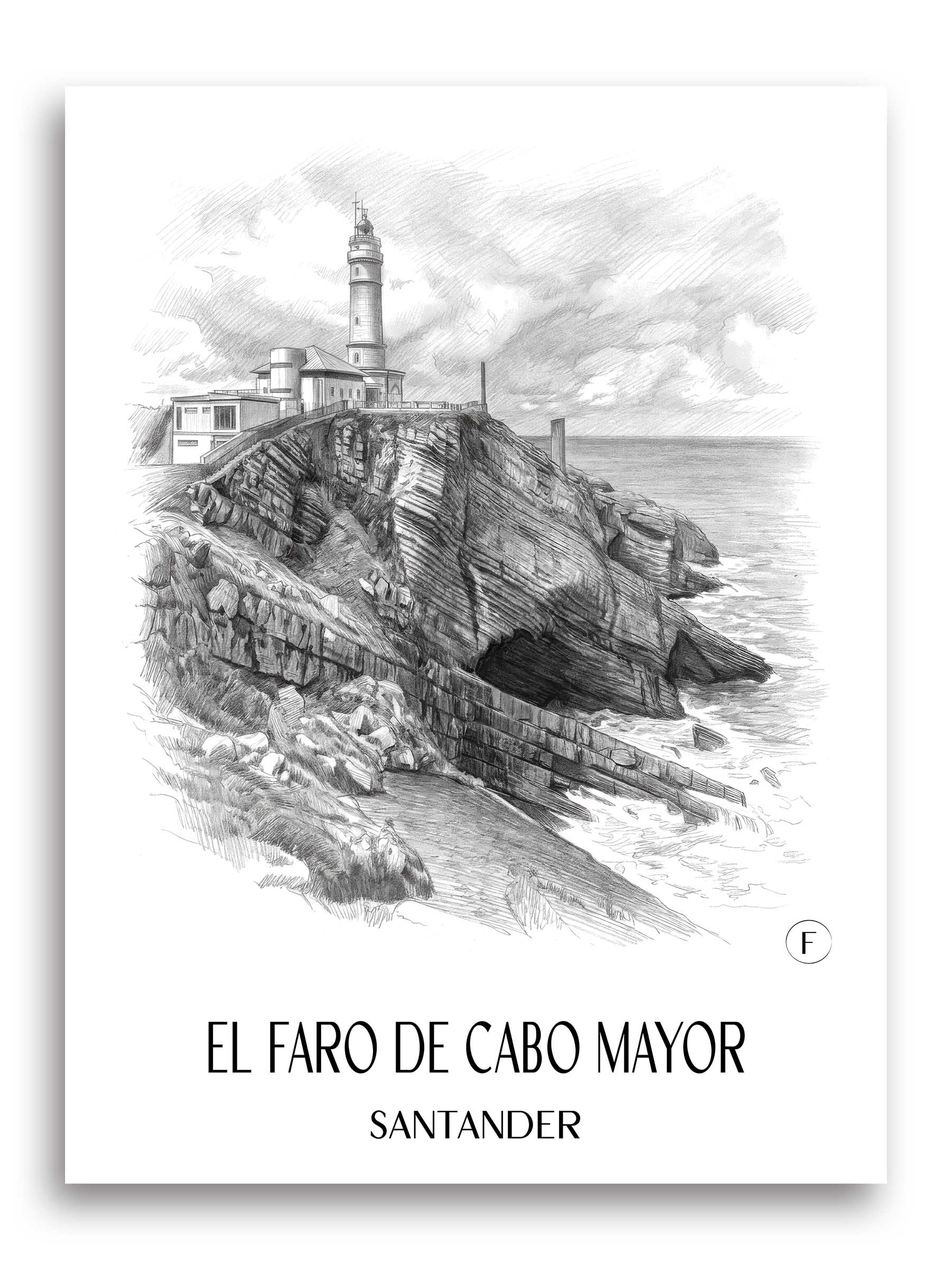 el-faro-de-cabo-mayor-santander-spanien-poster-bleistift-zeichnung-drawing