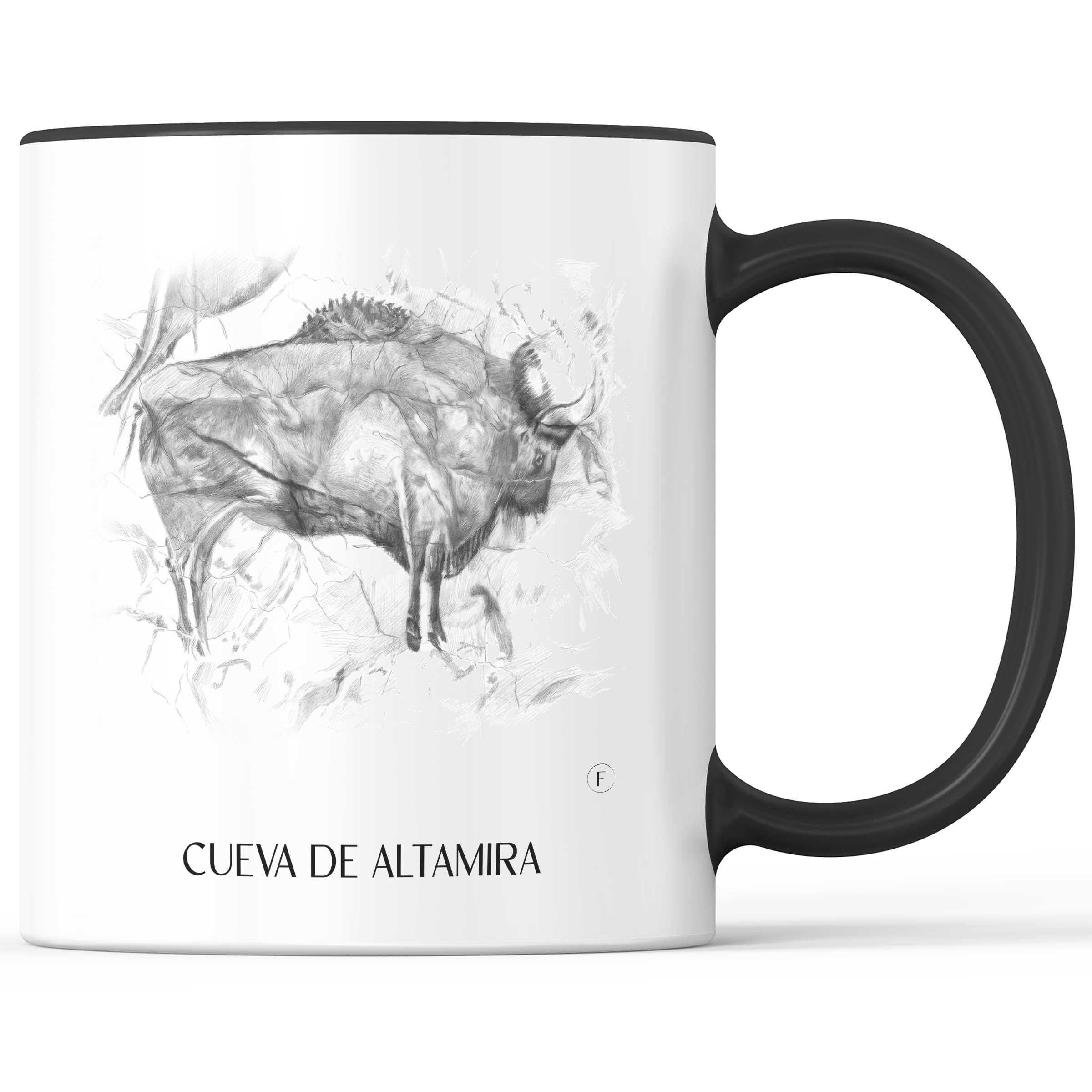 cueva-de-altamira-spanien-spanien-kaffeebecher-bleistift-zeichnung-drawing