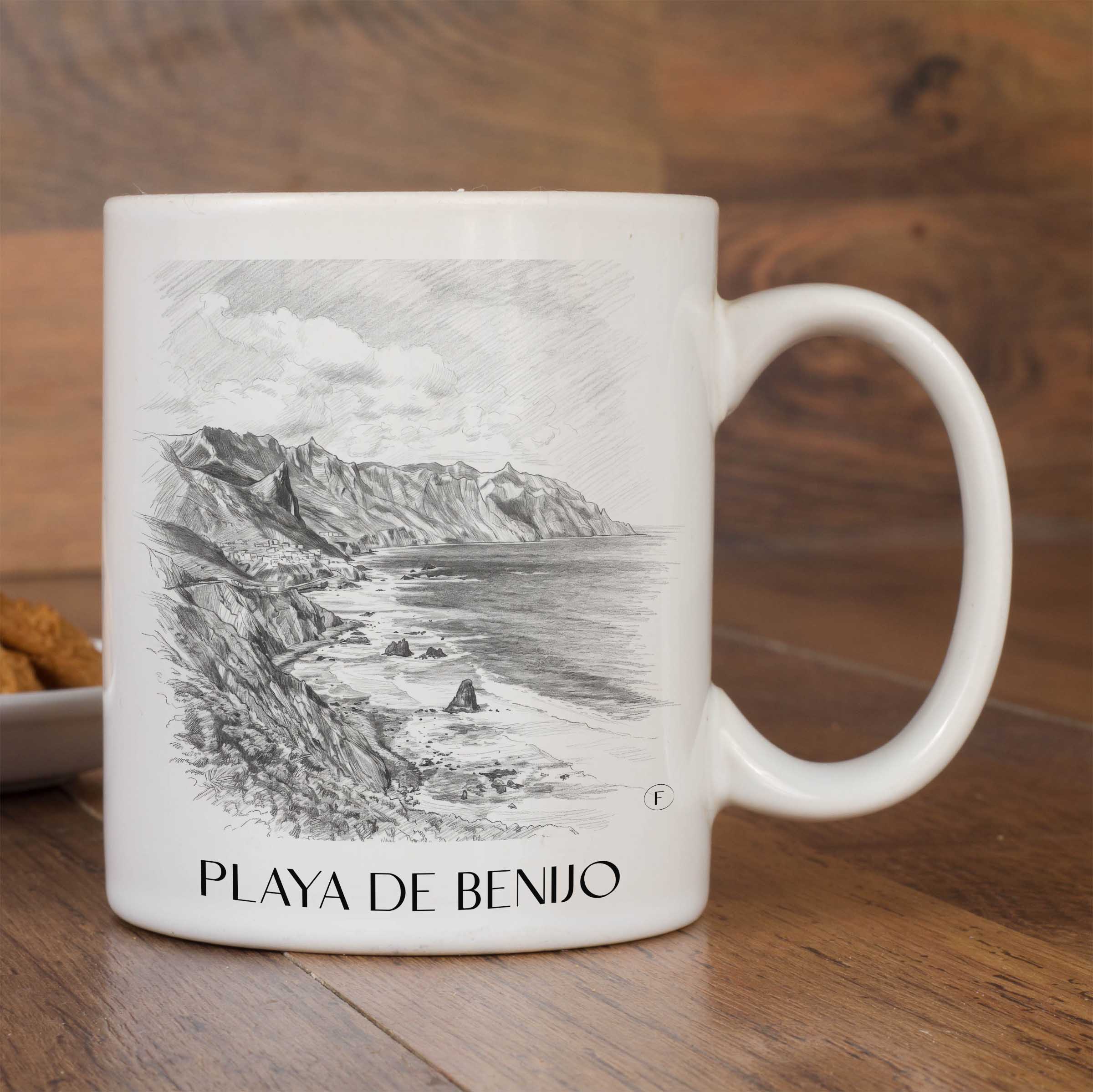 playa-de-benijo-teneriffa-spanien-kaffeebecher-bleistift-zeichnung-drawing