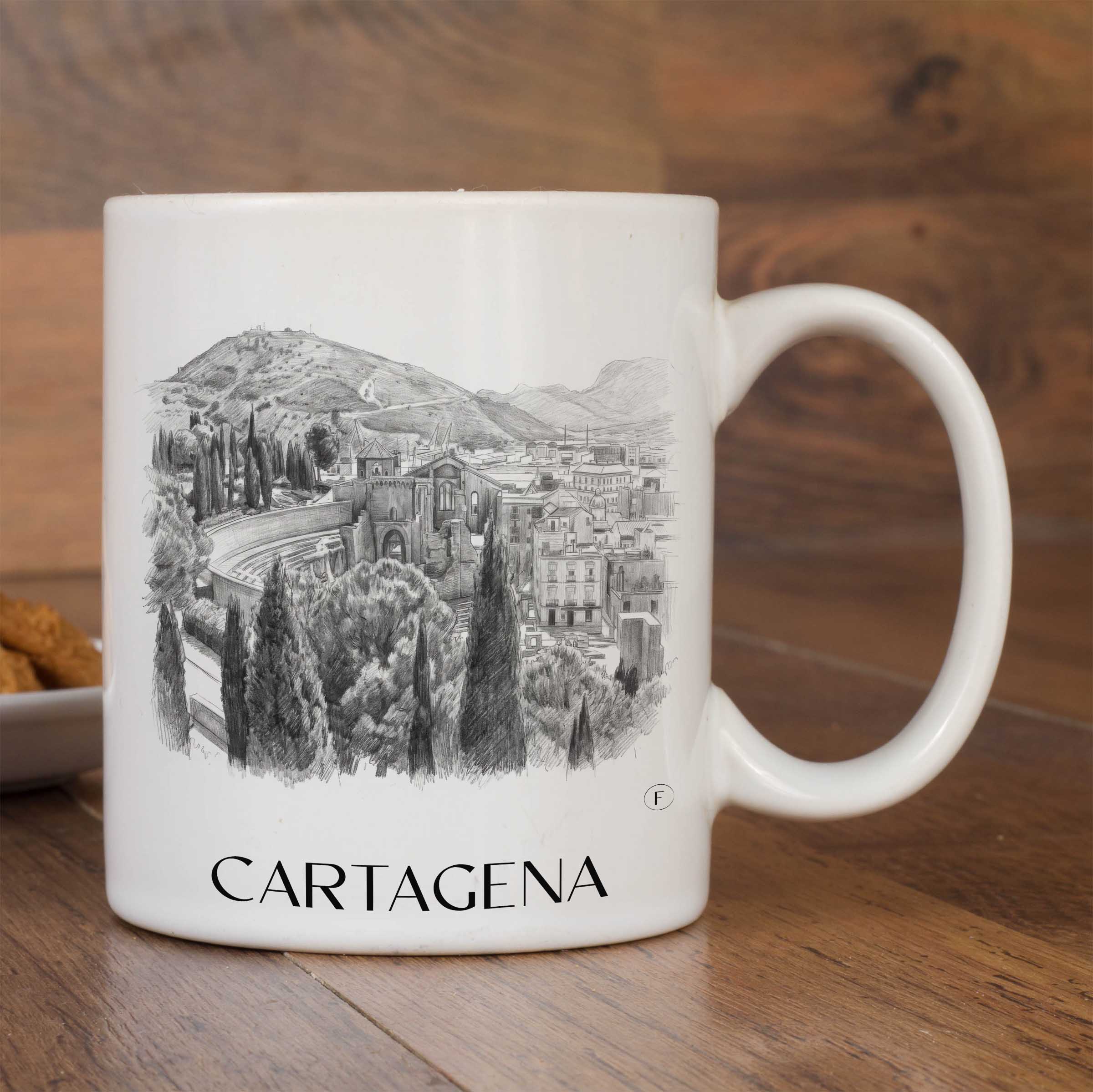 cartagena-spanien-spanien-kaffeebecher-bleistift-zeichnung-drawing