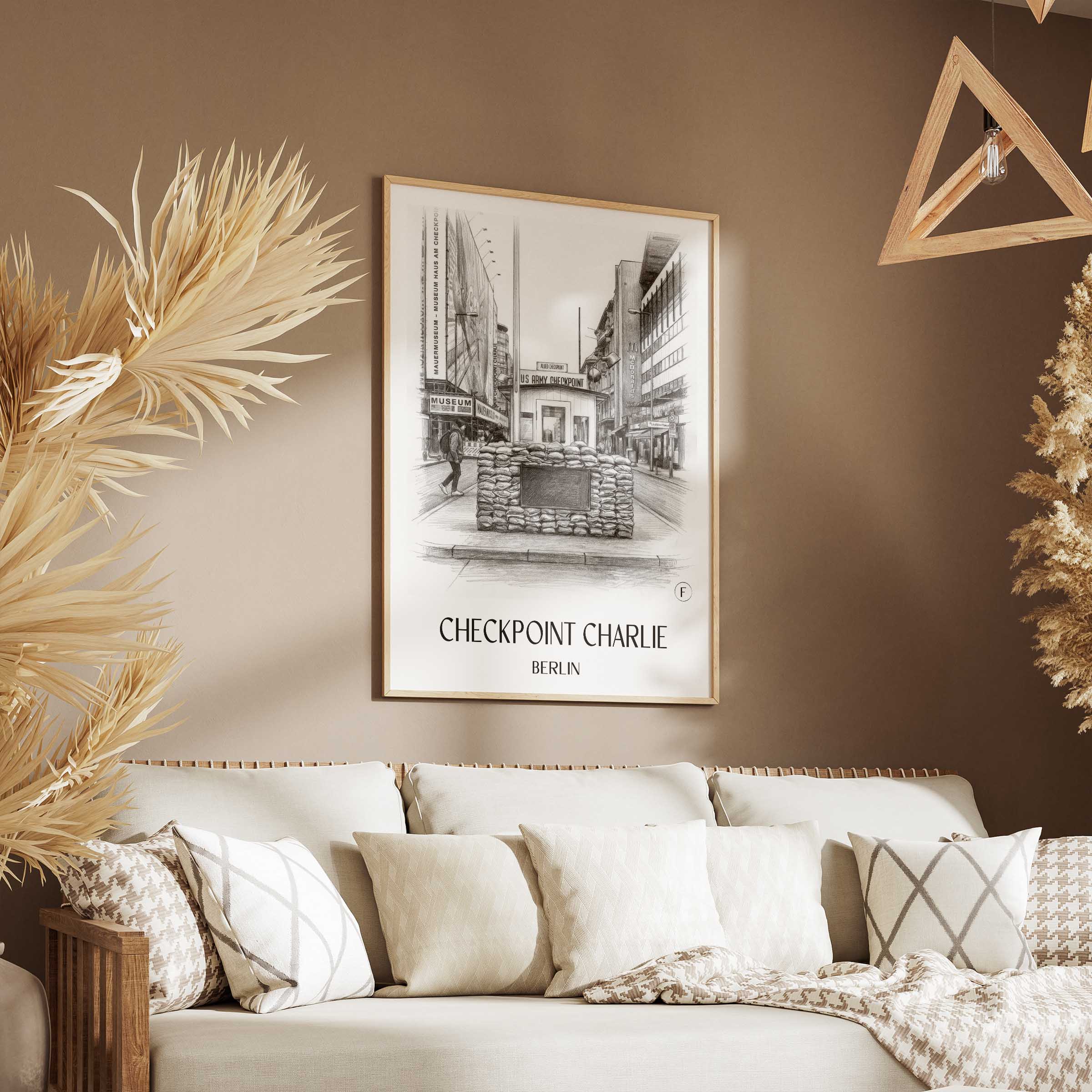 checkpoint-charlie-berlin-deutschland-poster-bleistift-zeichnung-drawing
