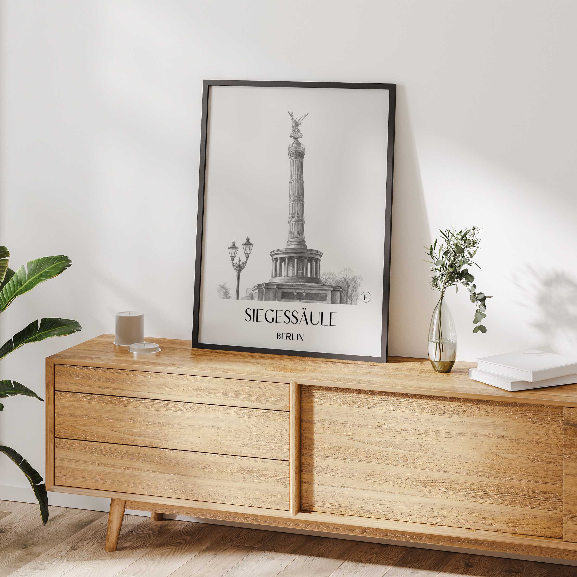 siegessäule-berlin-deutschland-poster-bleistift-zeichnung-drawing