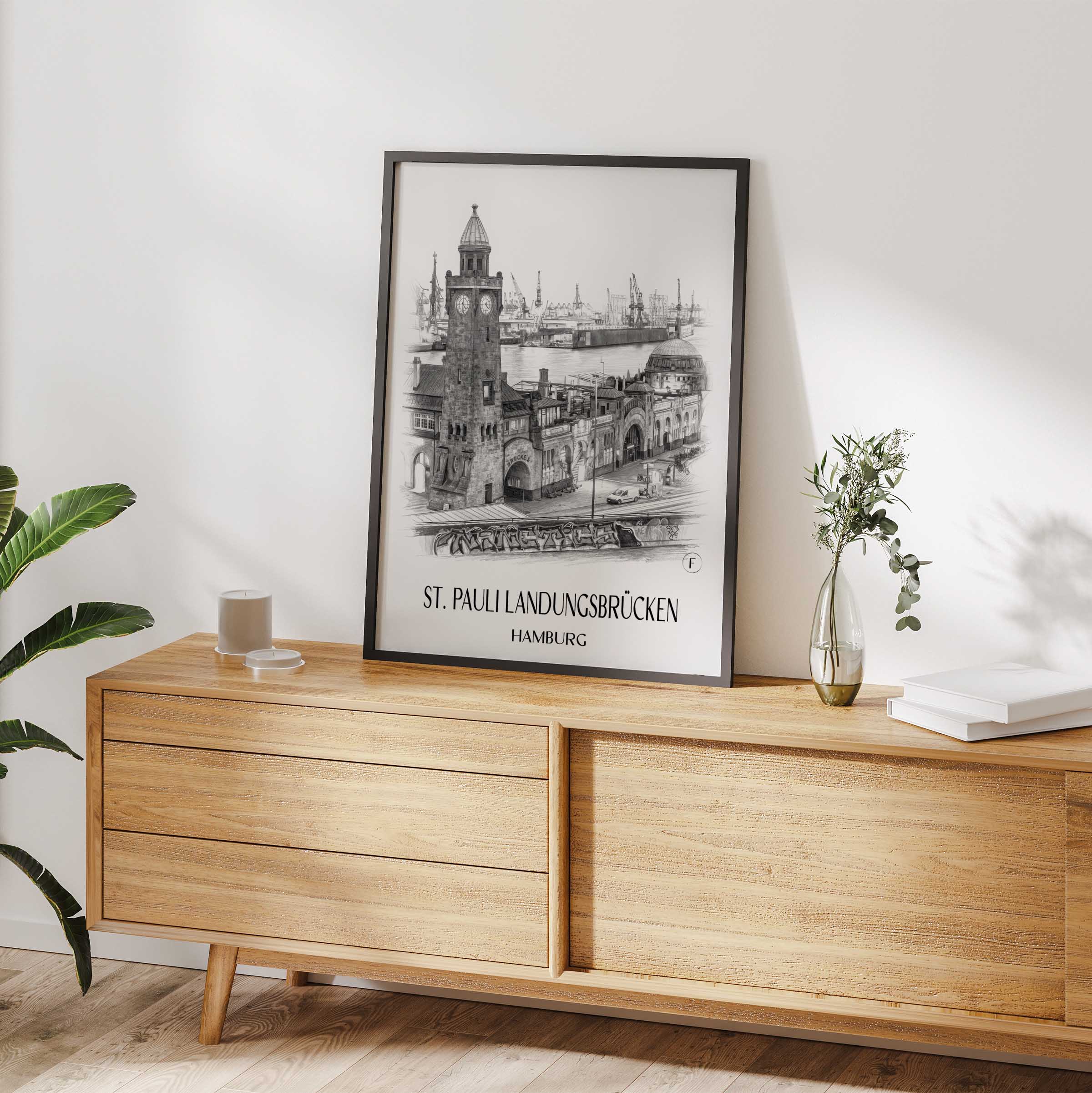 st.-pauli-landungsbrücken-hamburg-deutschland-poster-bleistift-zeichnung-drawing
