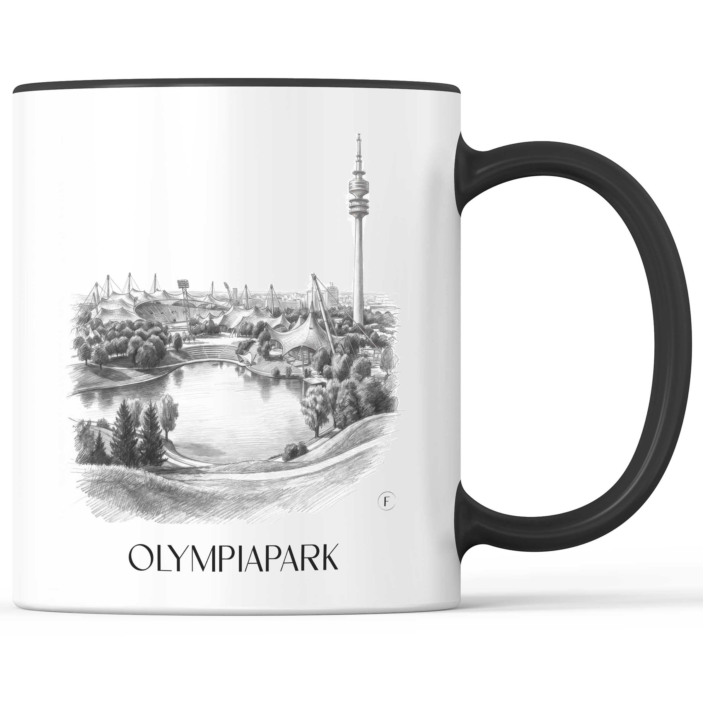 olympiapark-münchen-deutschland-kaffeebecher-bleistift-zeichnung-drawing