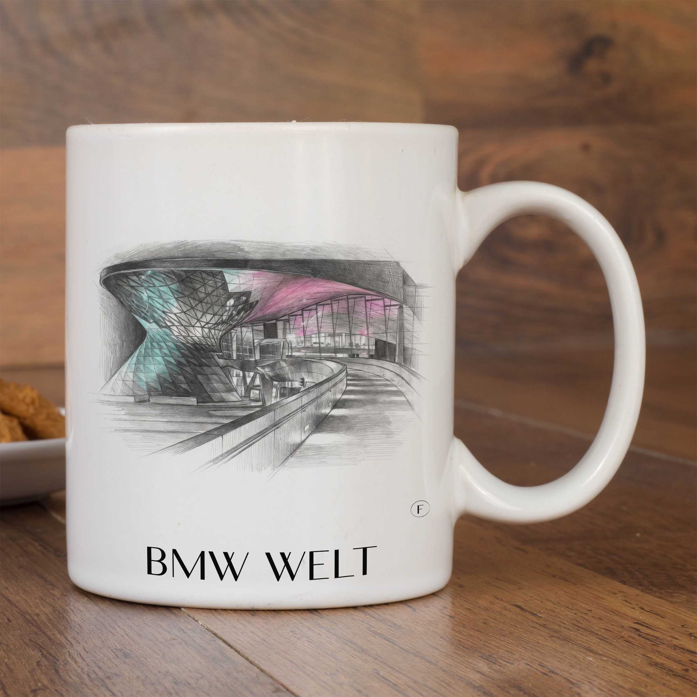 bmw-welt-münchen-deutschland-kaffeebecher-bleistift-zeichnung-drawing