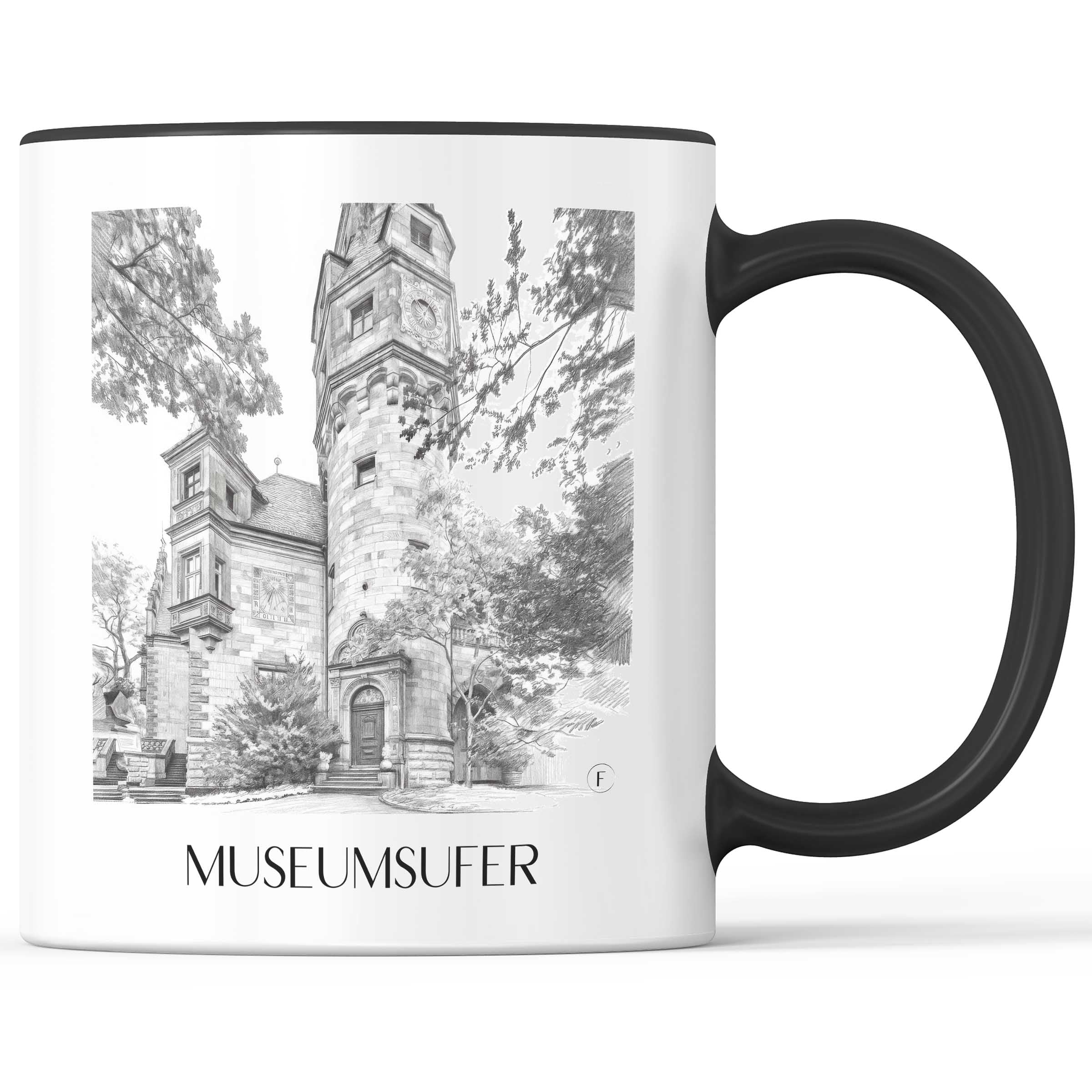 museumsufer-frankfurt-deutschland-kaffeebecher-bleistift-zeichnung-drawing
